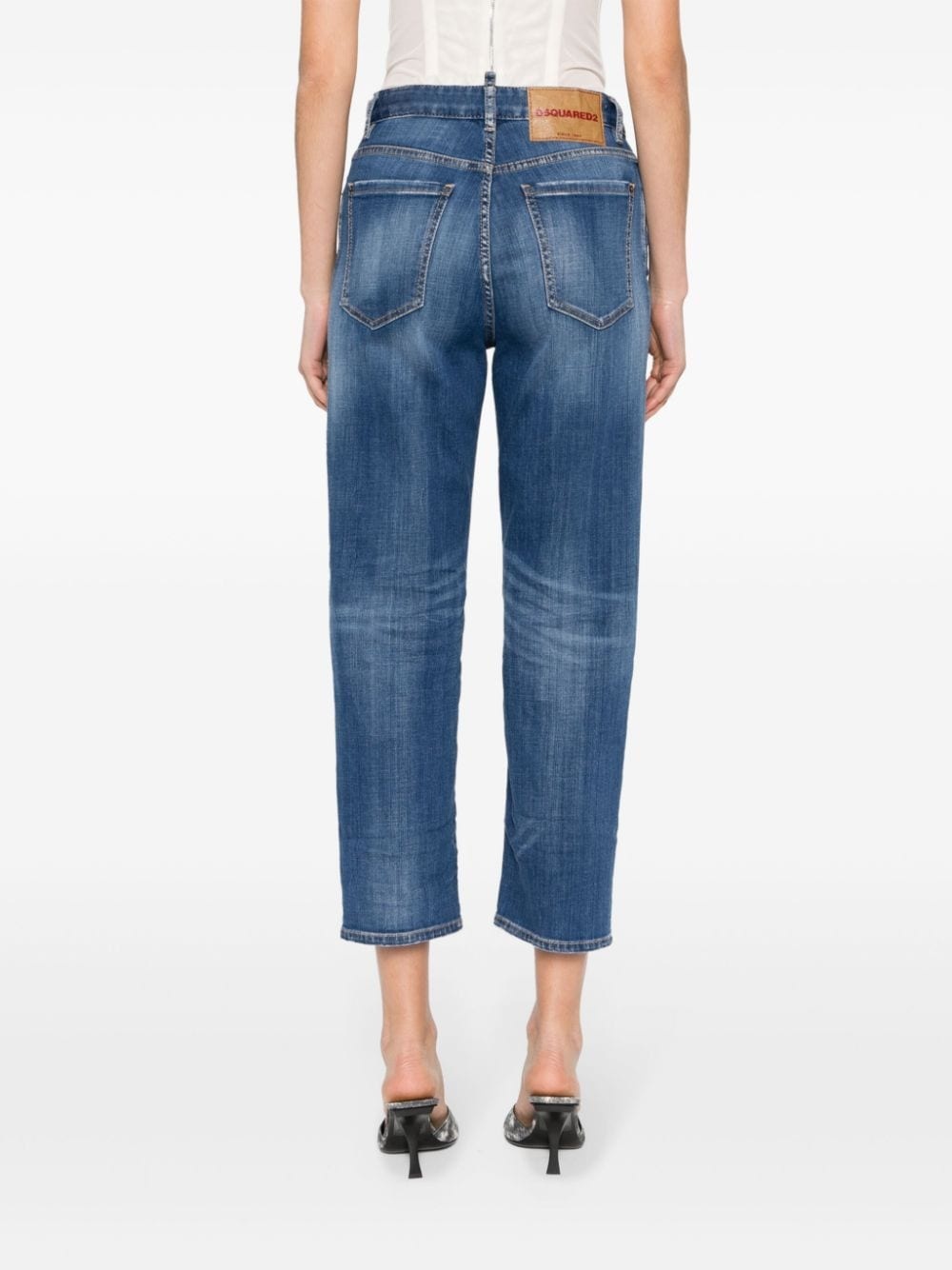 mid-rise slim-fit jeans - 4