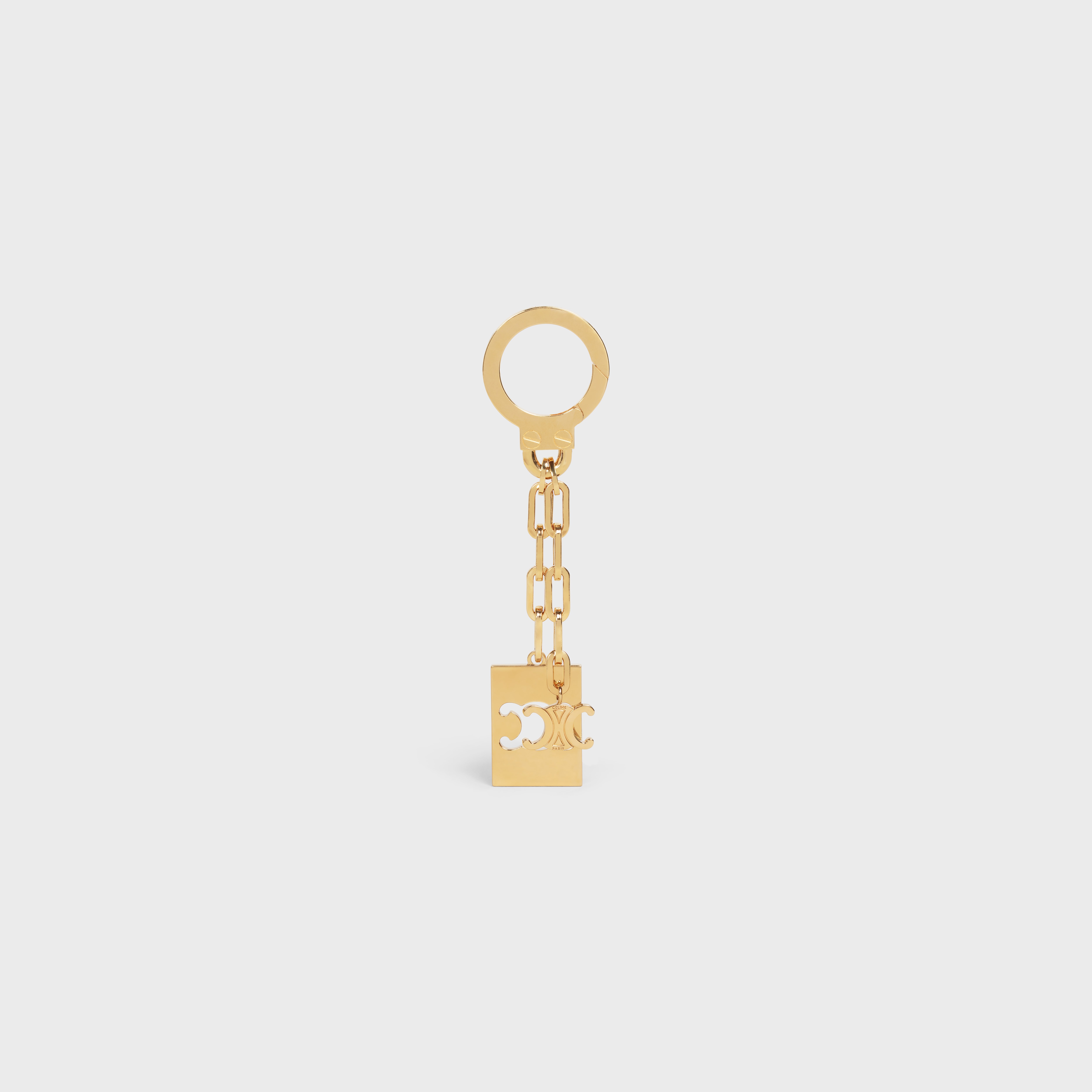 TRIOMPHE PLATE CHARM in Brass - 1