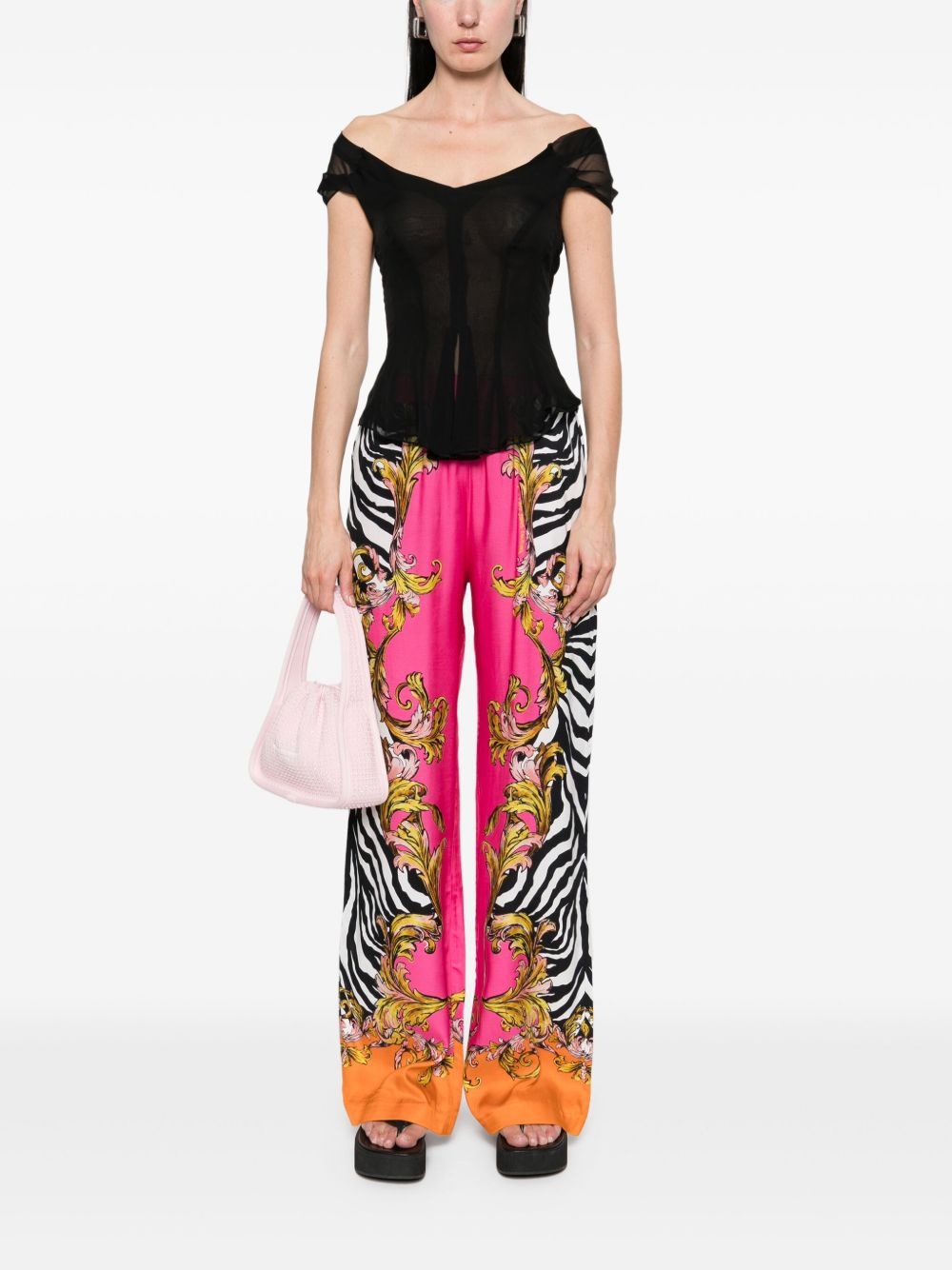 Barocco-outline trousers - 2