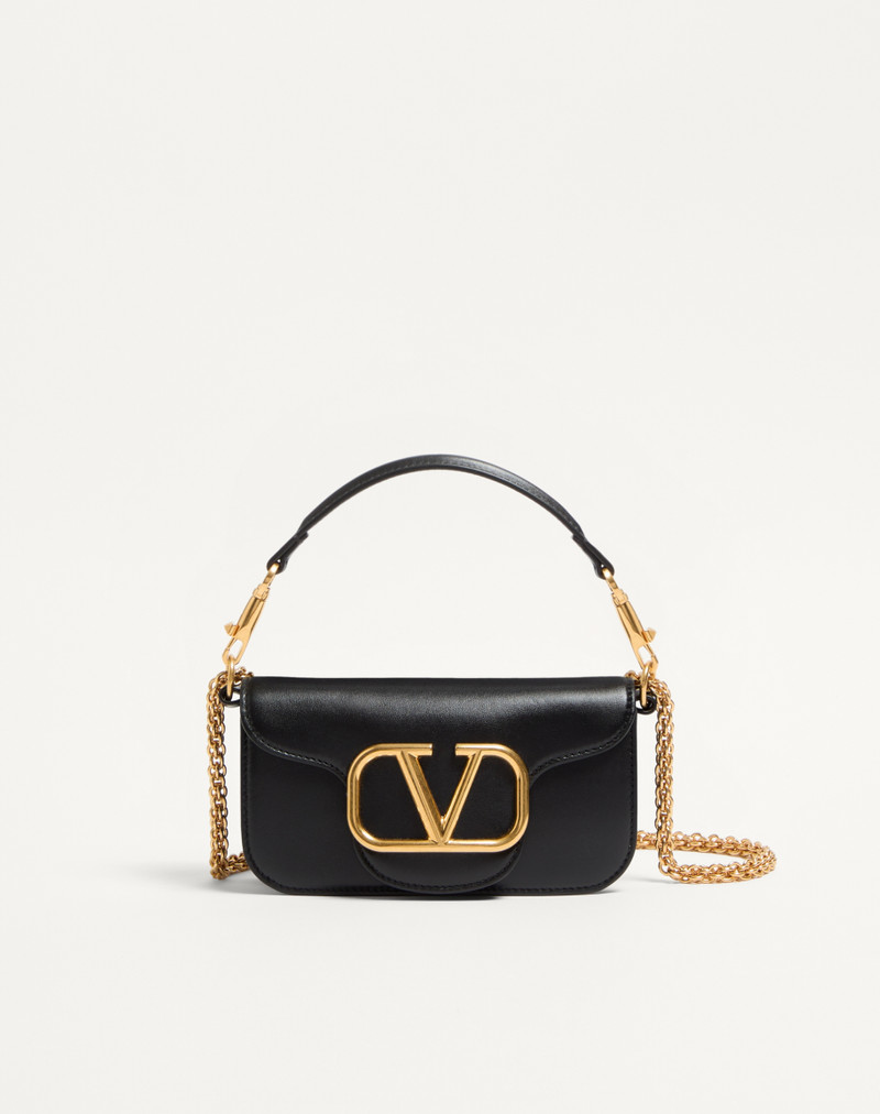 VALENTINO GARAVANI LOCÒ SMALL SHOULDER BAG IN CALFSKIN 1