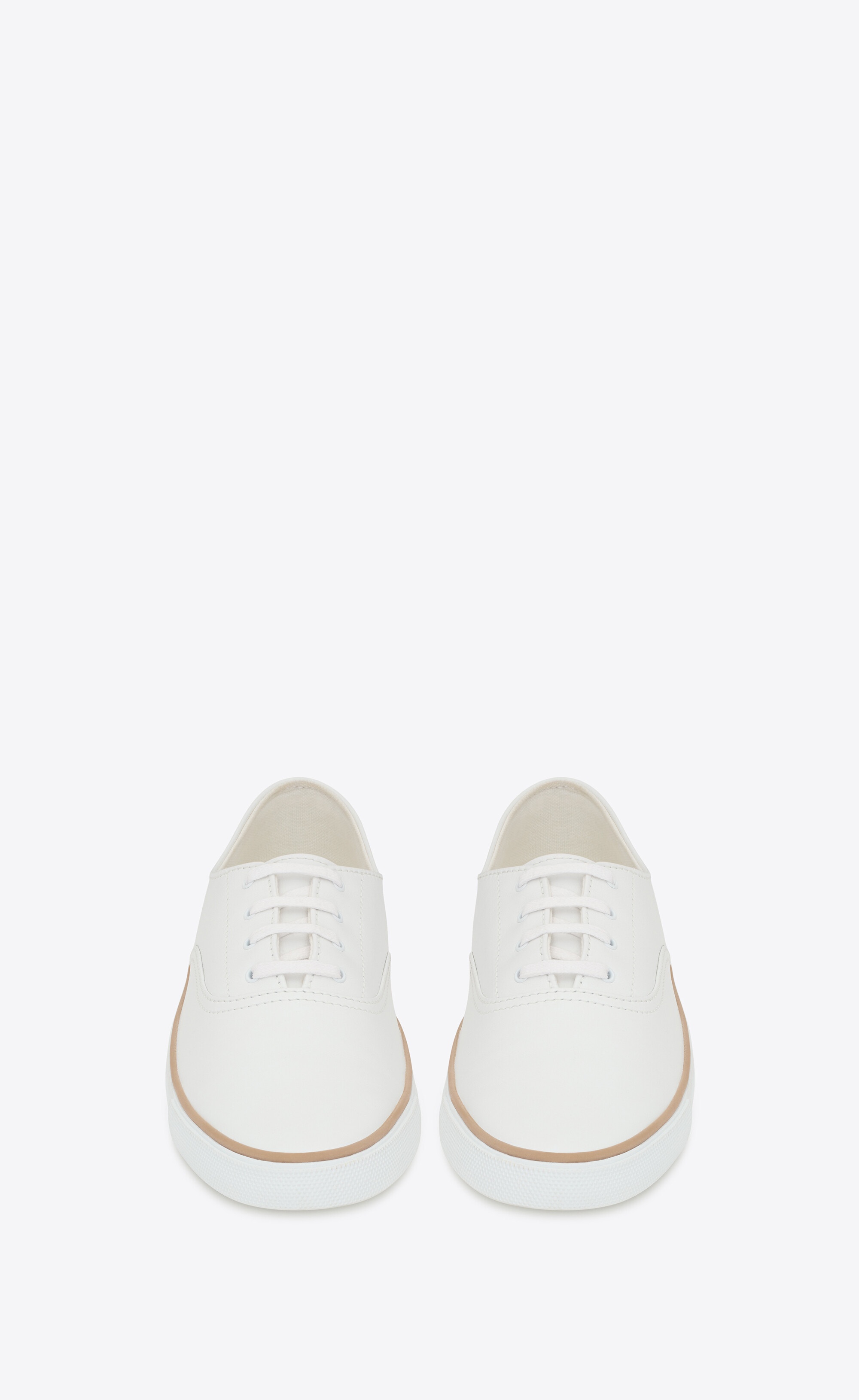 low-top lace-up sneakers - 3