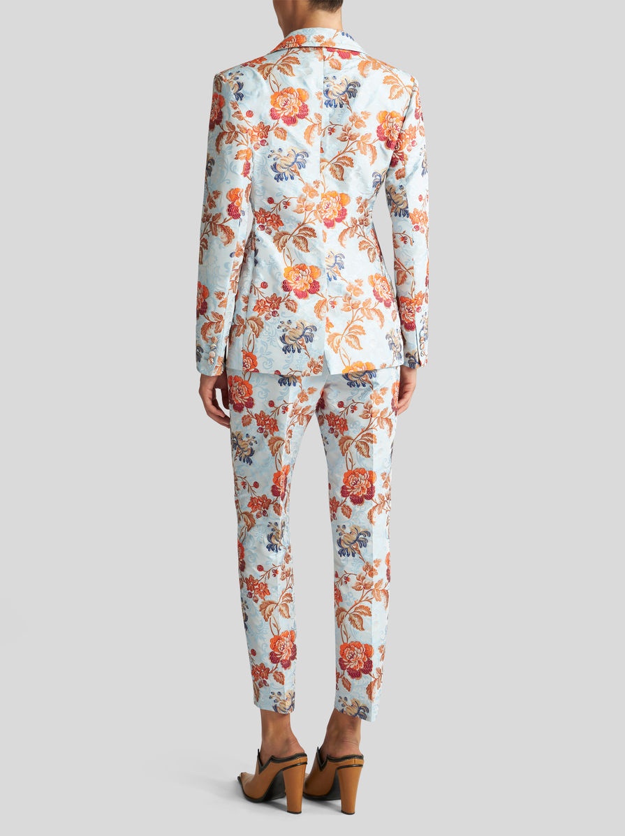 FLORAL JACQUARD JACKET - 5