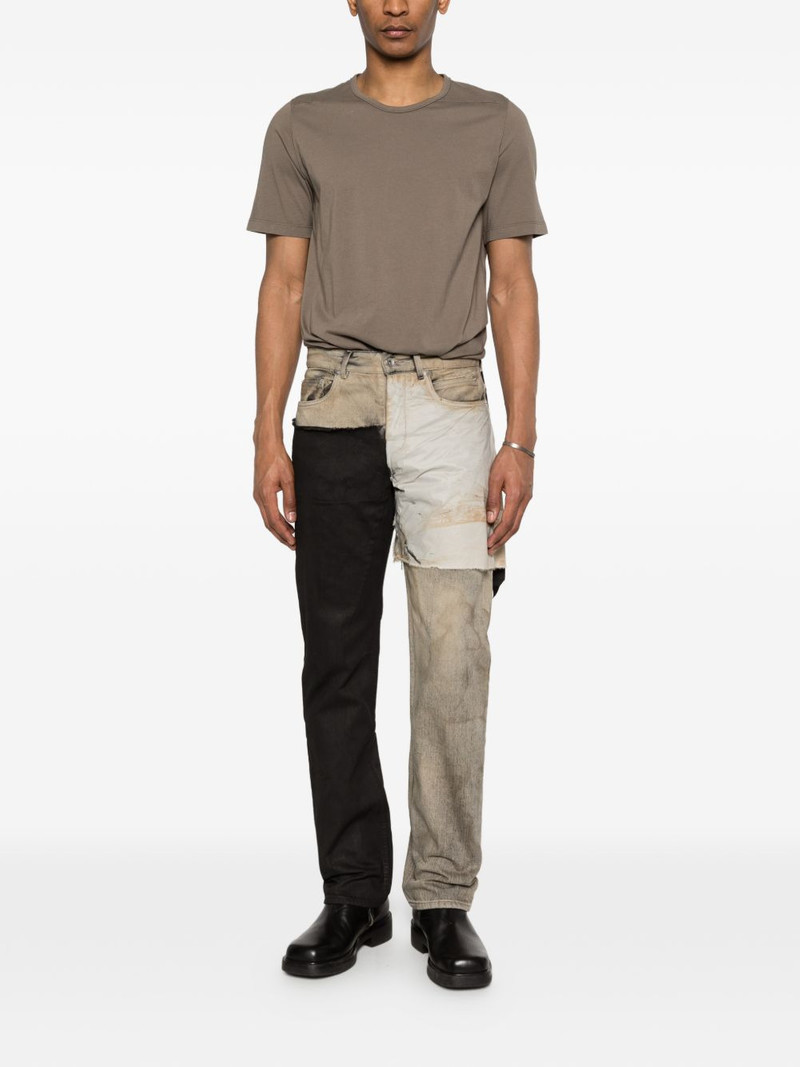 Rick Owens DRKSHDW patchwork jeans outlook