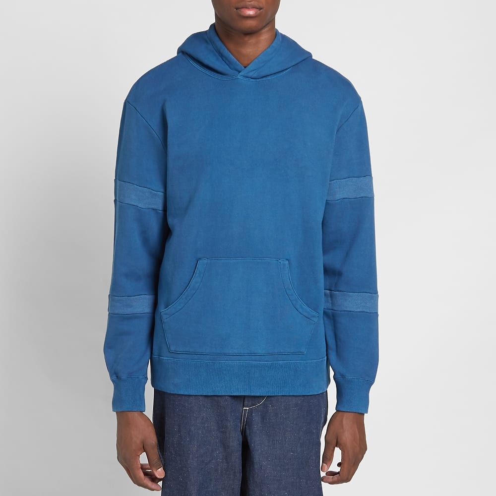 Blue Blue Japan Panel Hoody - 4