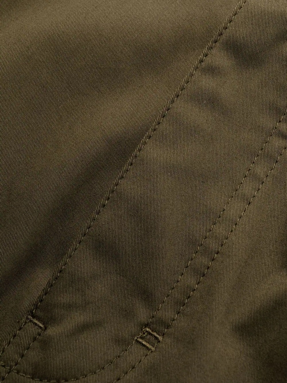 zip-detail straight trousers - 6