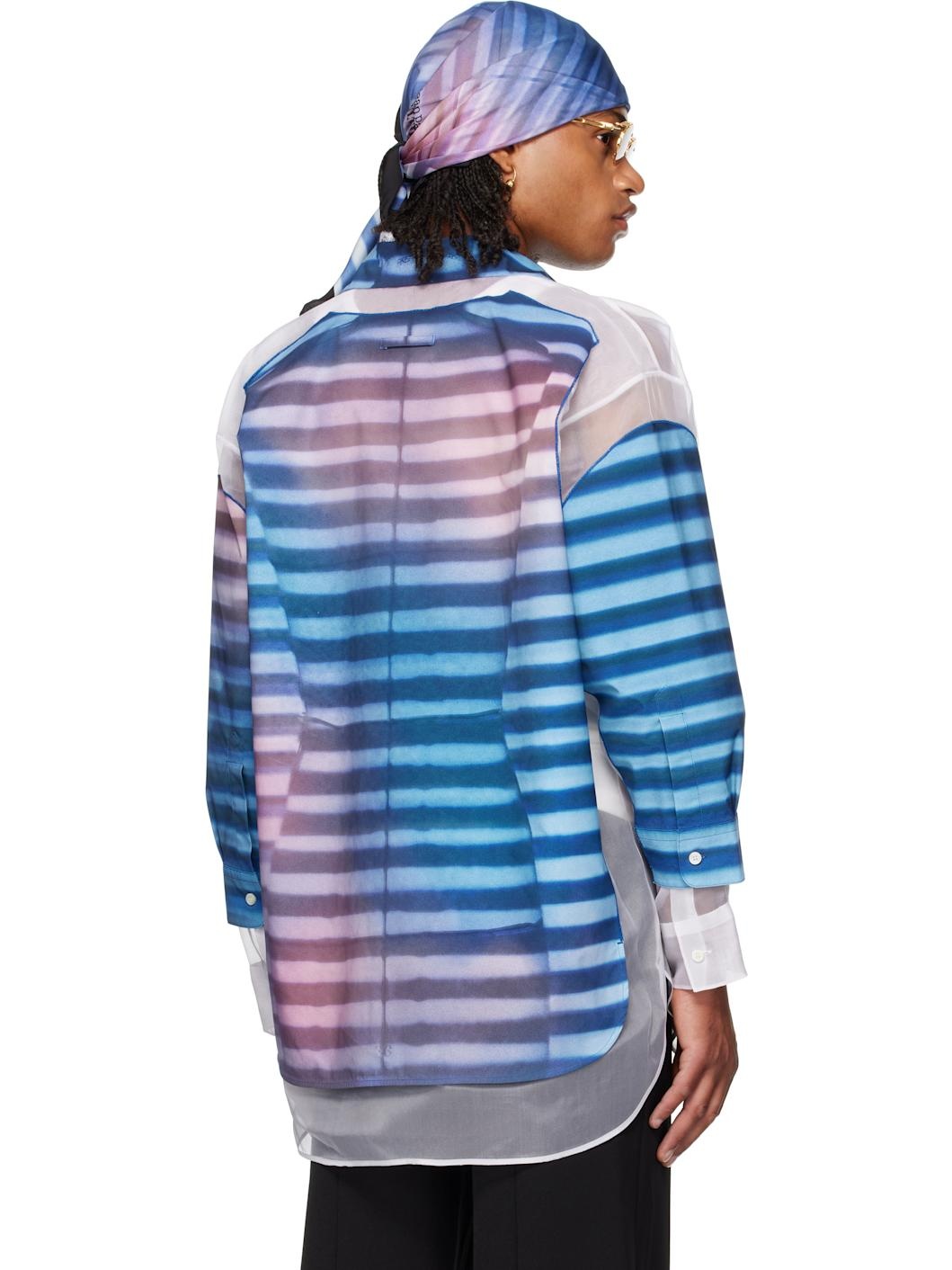 Blue 'The Petit-Grand Air' Shirt - 3