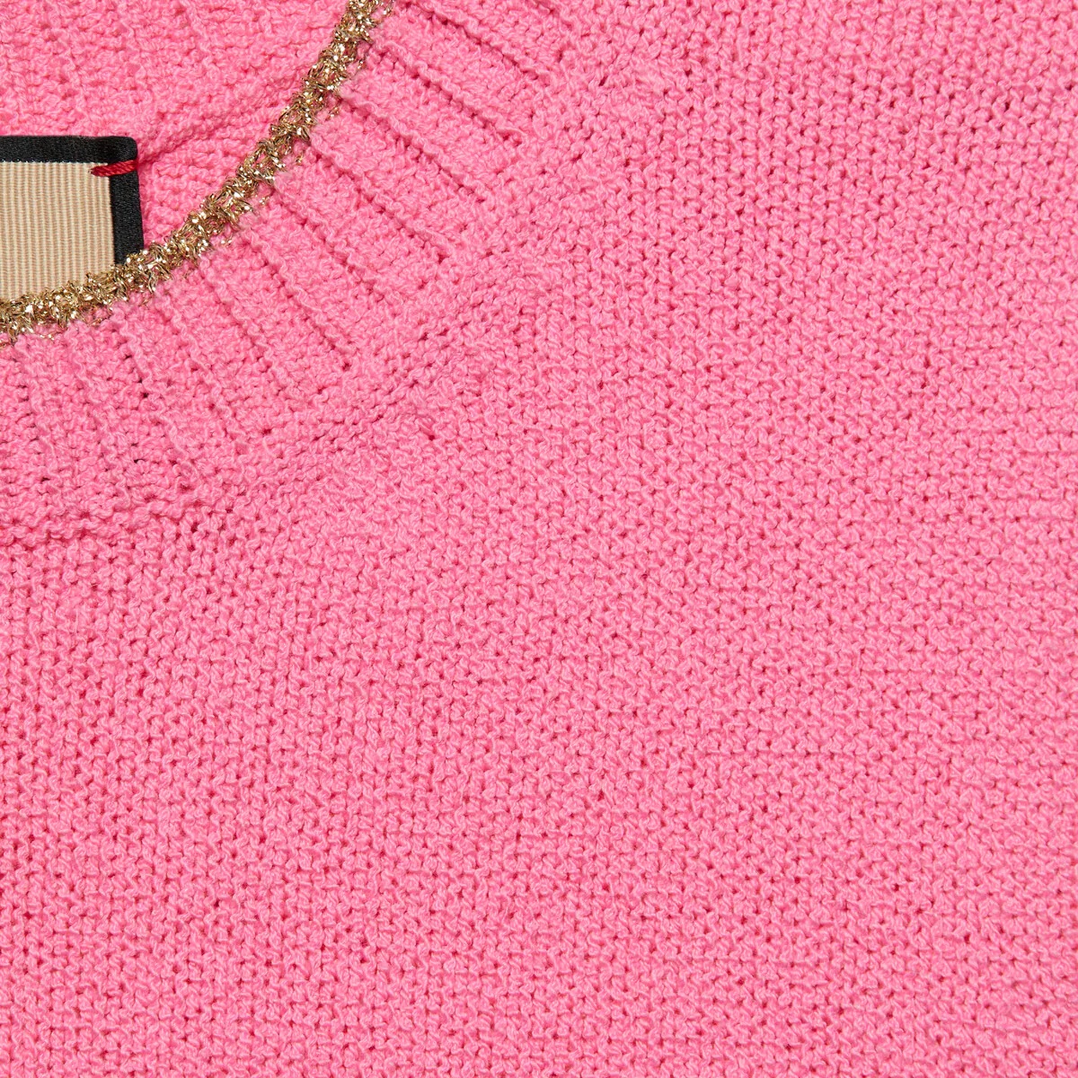 Cotton lamé knit dress - 5