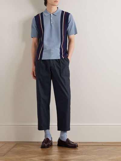 BEAMS PLUS Straight-Leg Pleated Cotton Trousers outlook