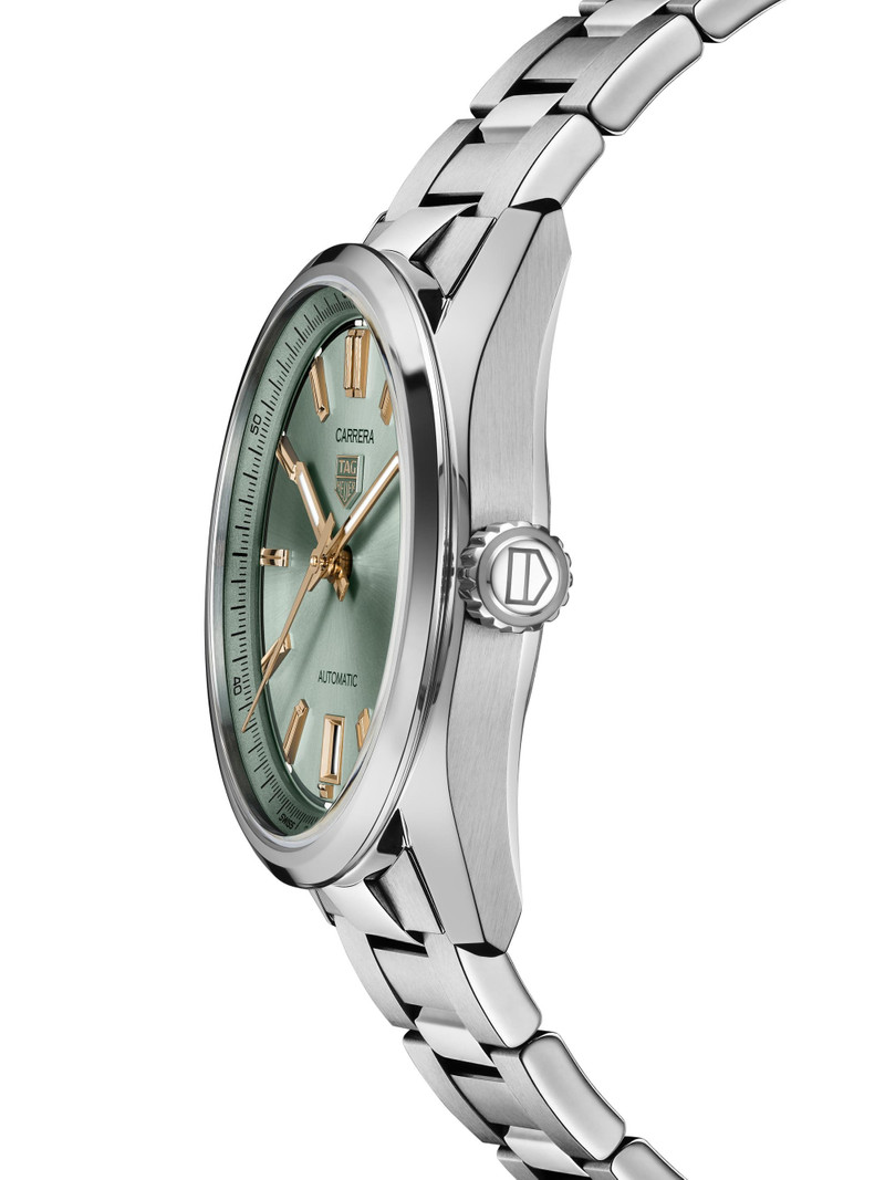 Unisex Carrera Stainless Steel Bracelet Watch - Green 3