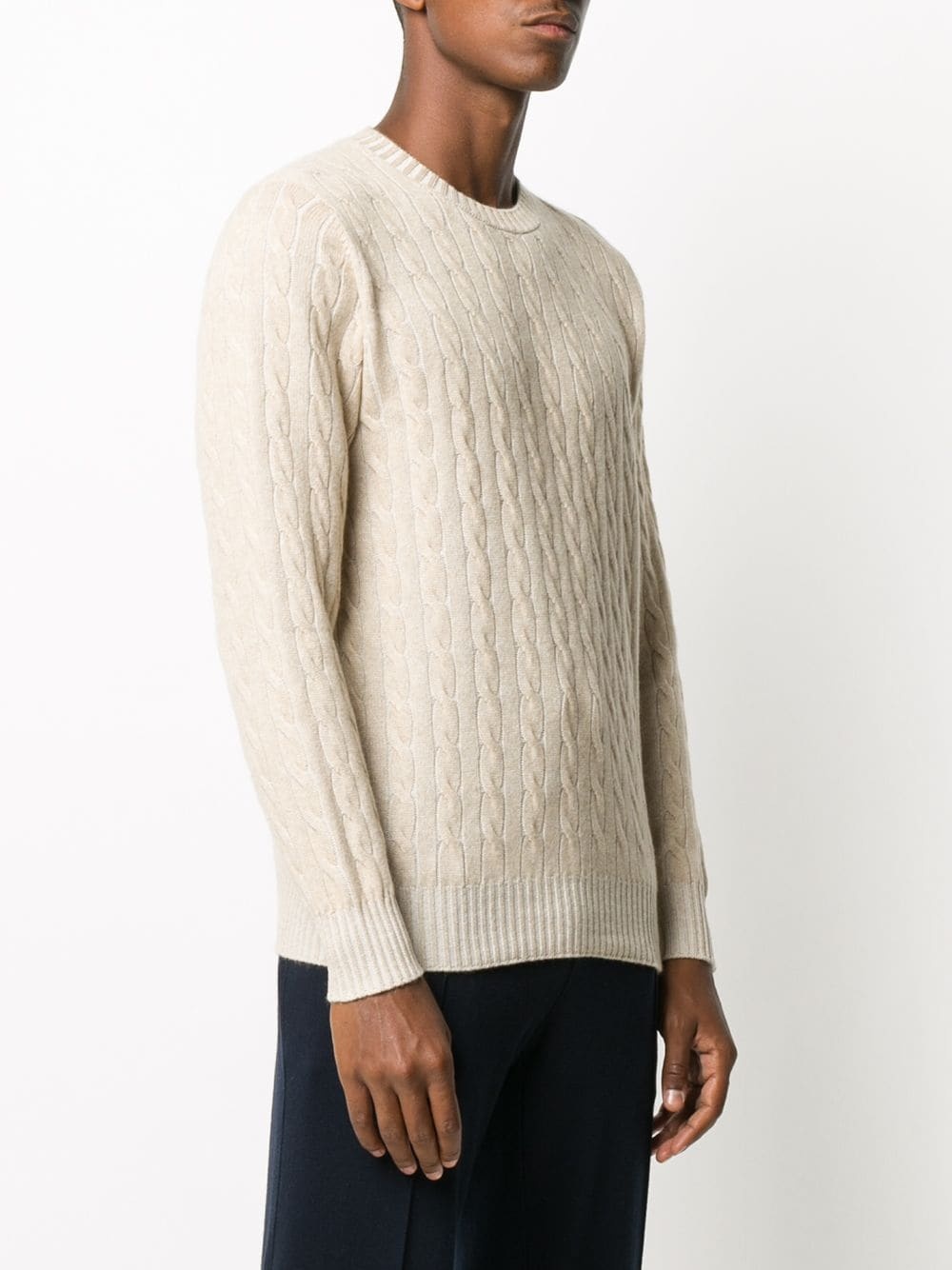 cable knit jumper - 3