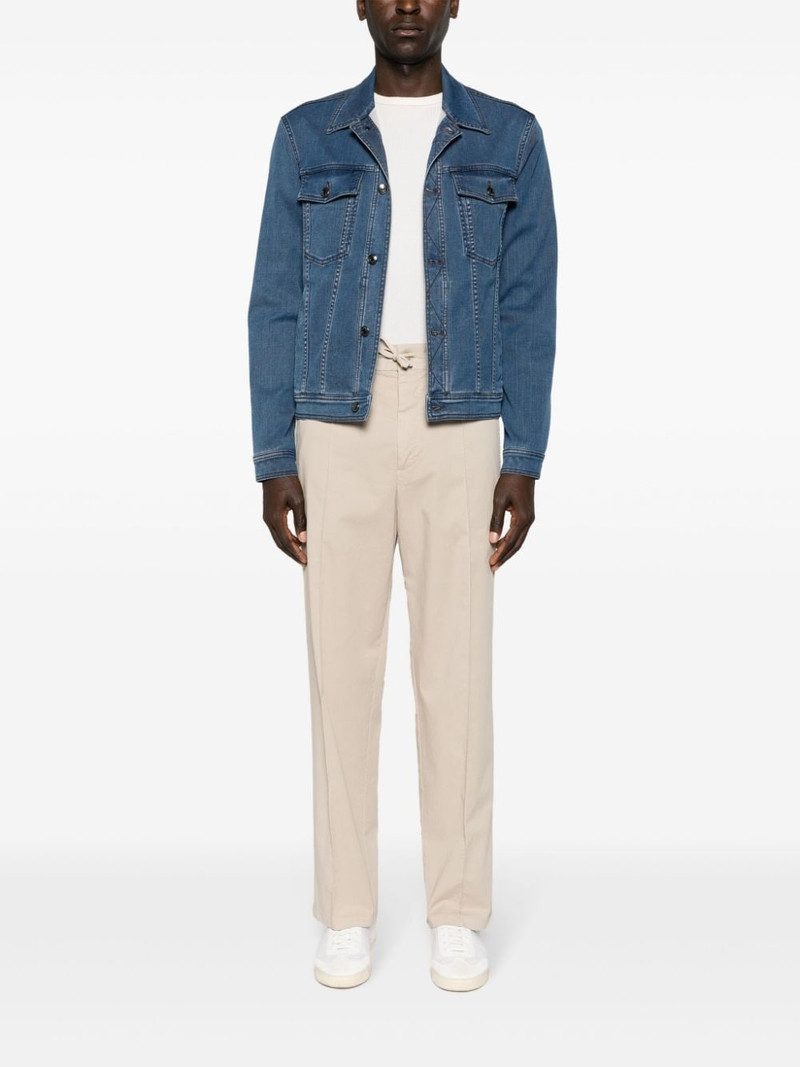 Canali mid-rise tapered trousers outlook