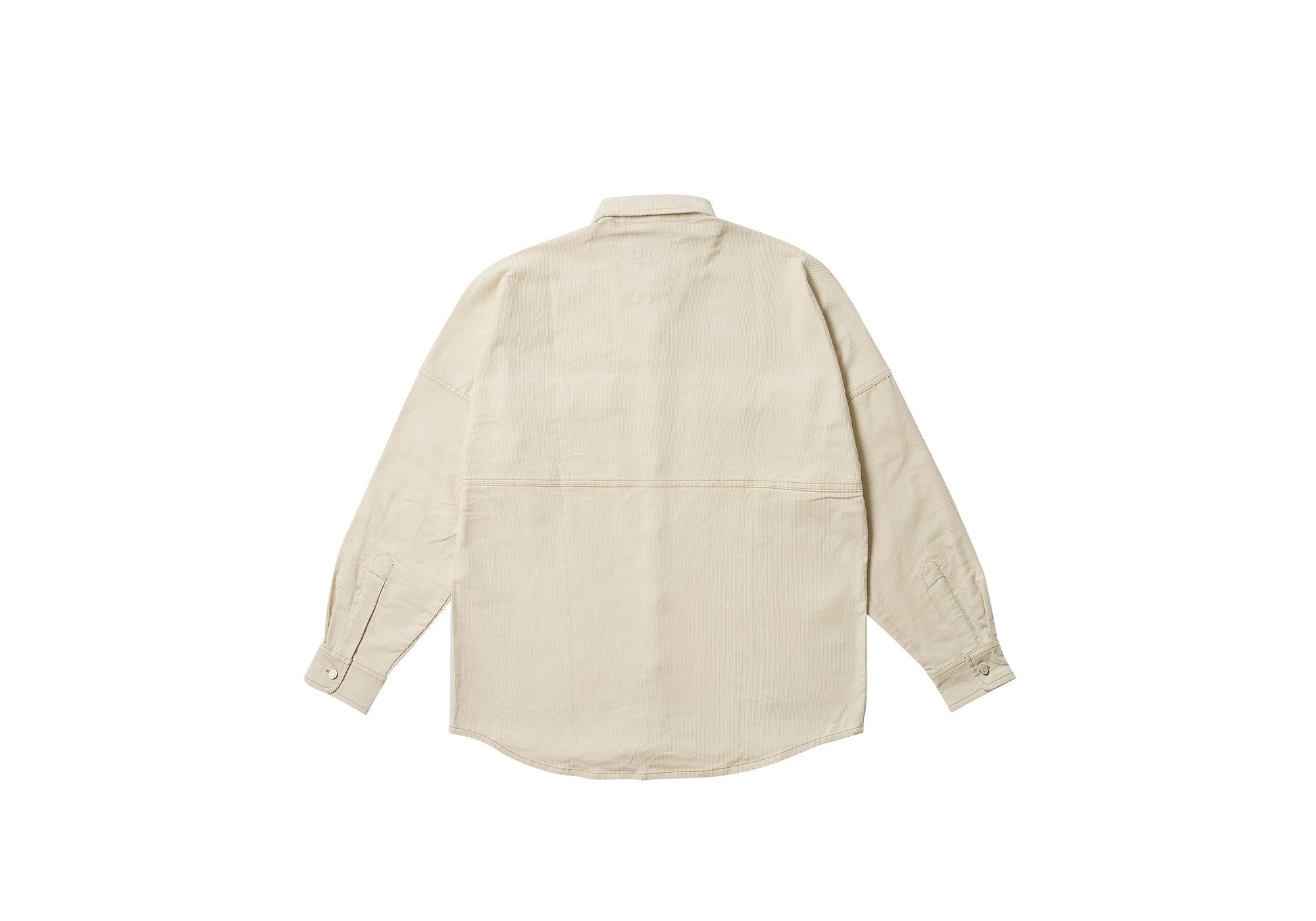 DROP SHOULDER CORD SHIRT SOFT WHITE - 2