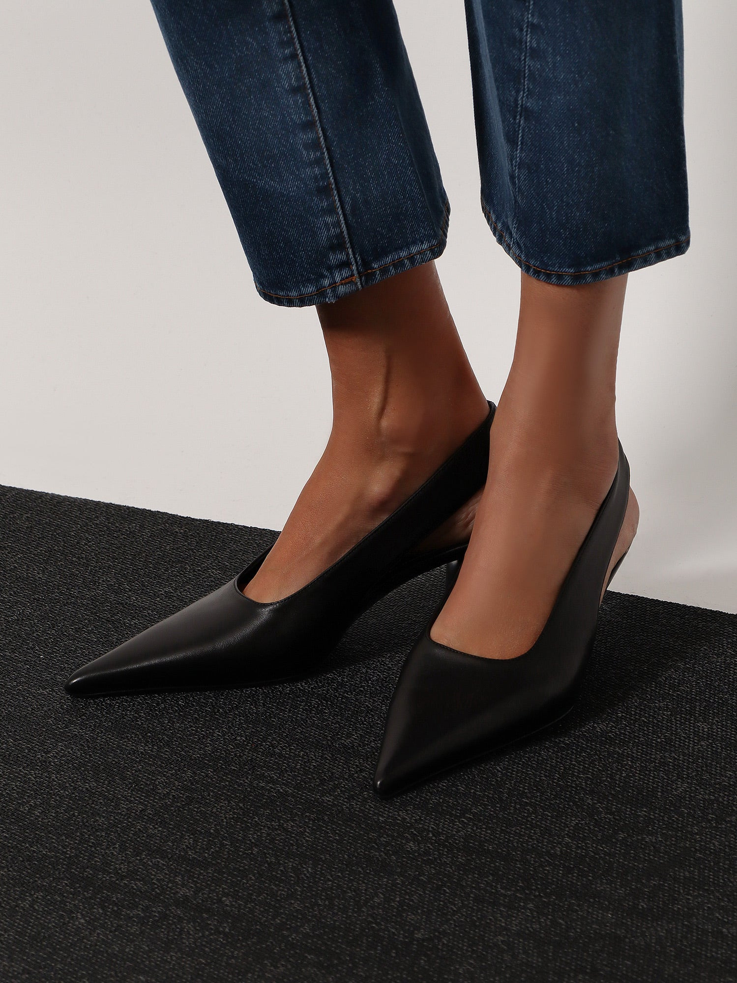 Toteme Women Leather Decolletã© Slingback - 2