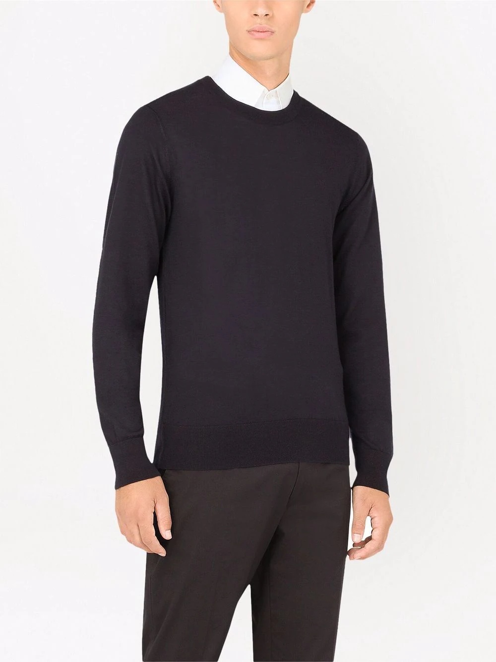 crewneck cashmere jumper - 3