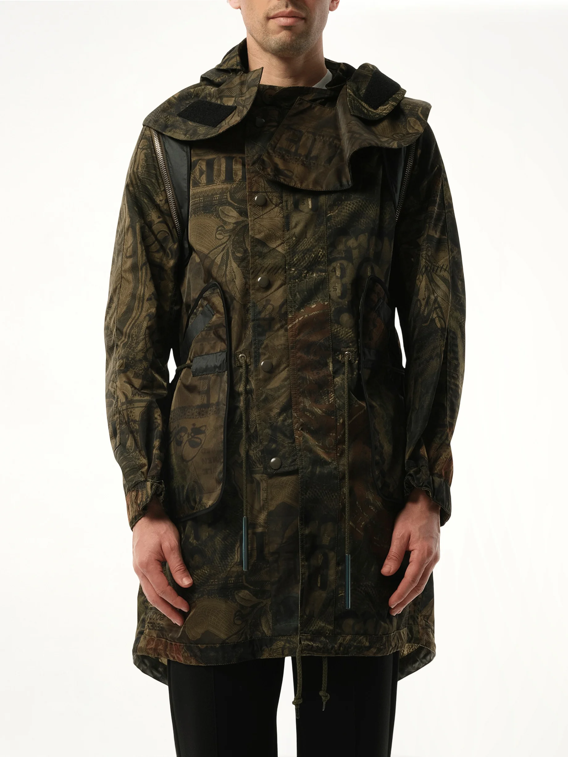 Podium Dollar Coat in Khaki - 1
