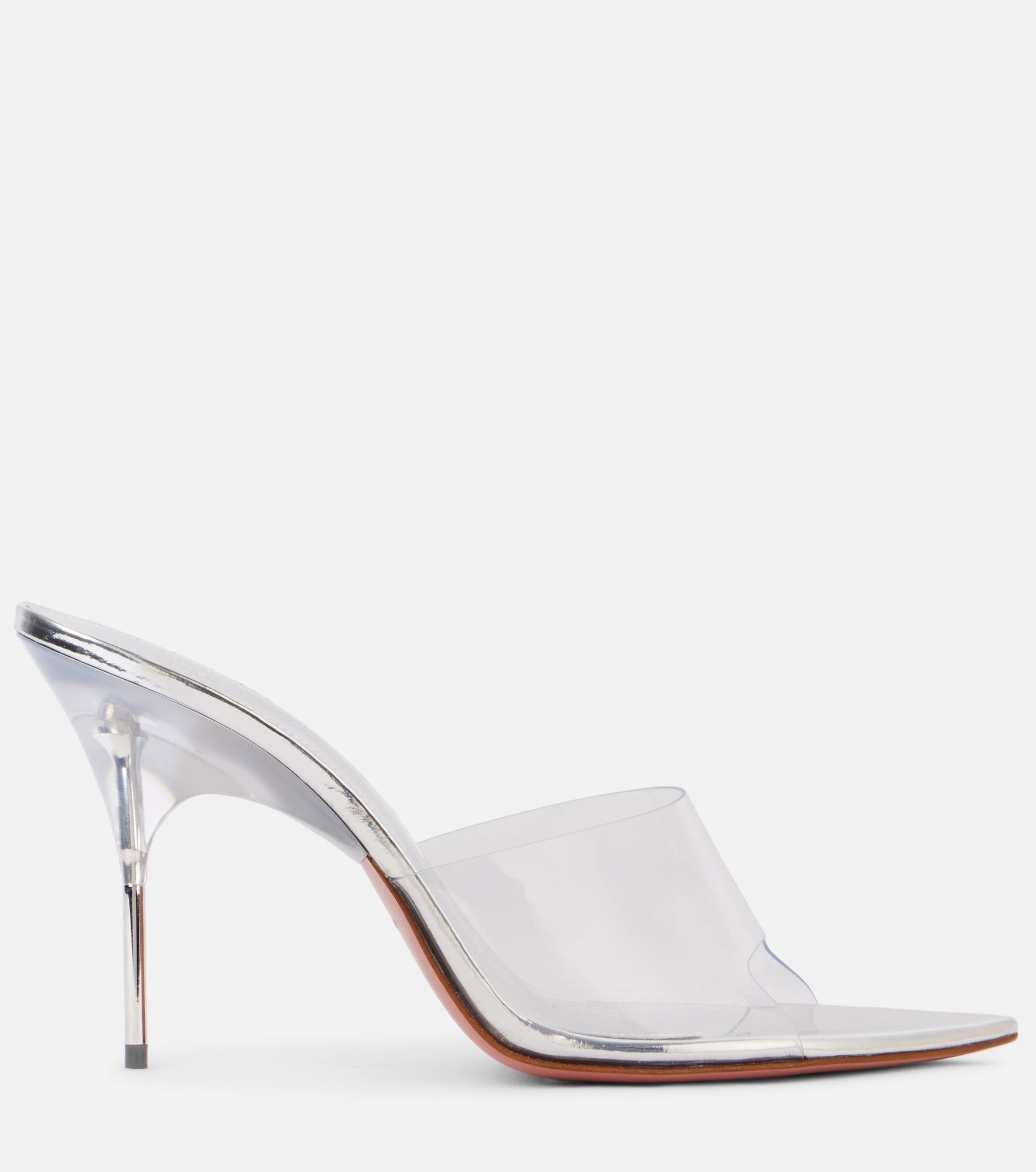 Bianca Glass 95 PVC mules - 4