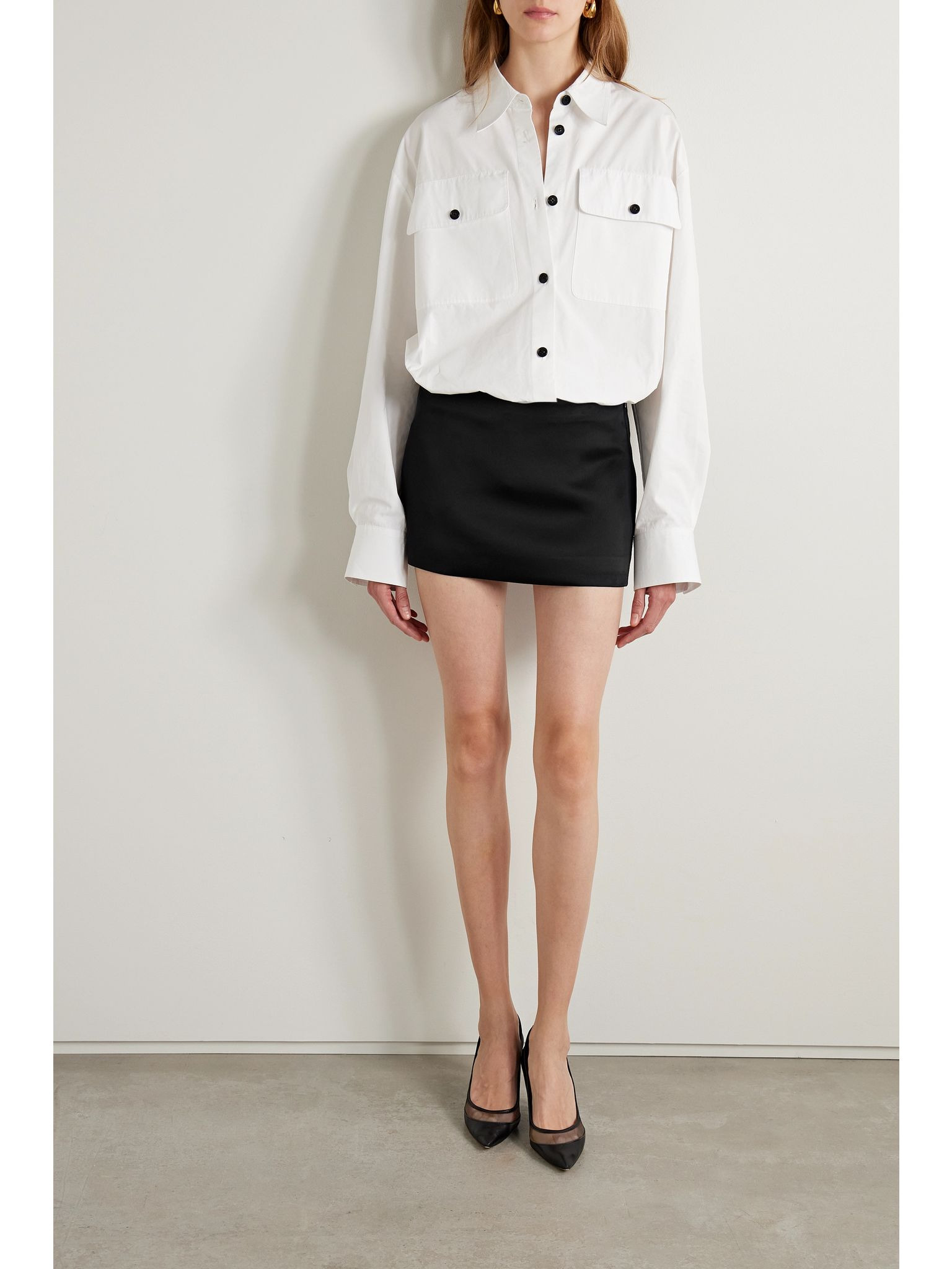 Jett jersey mini skirt Black - 2