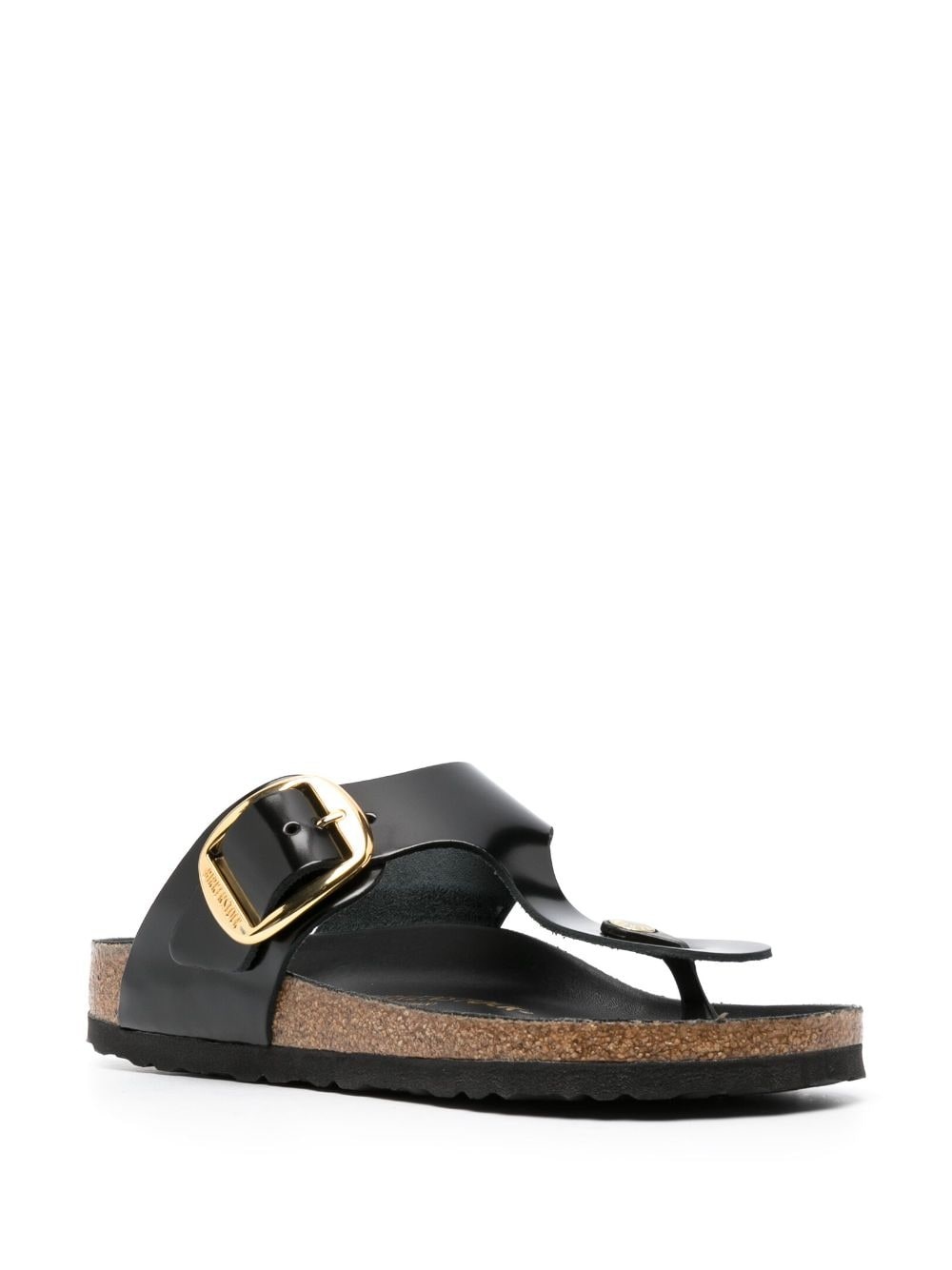 Gizeh logo-engraved leather sandals - 2