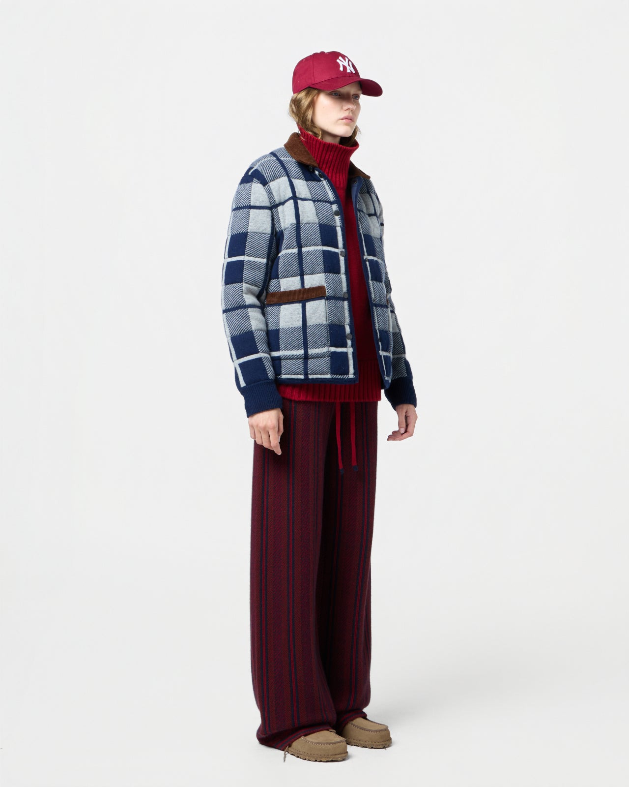 Quilted Plaid Liner Jacket - 6