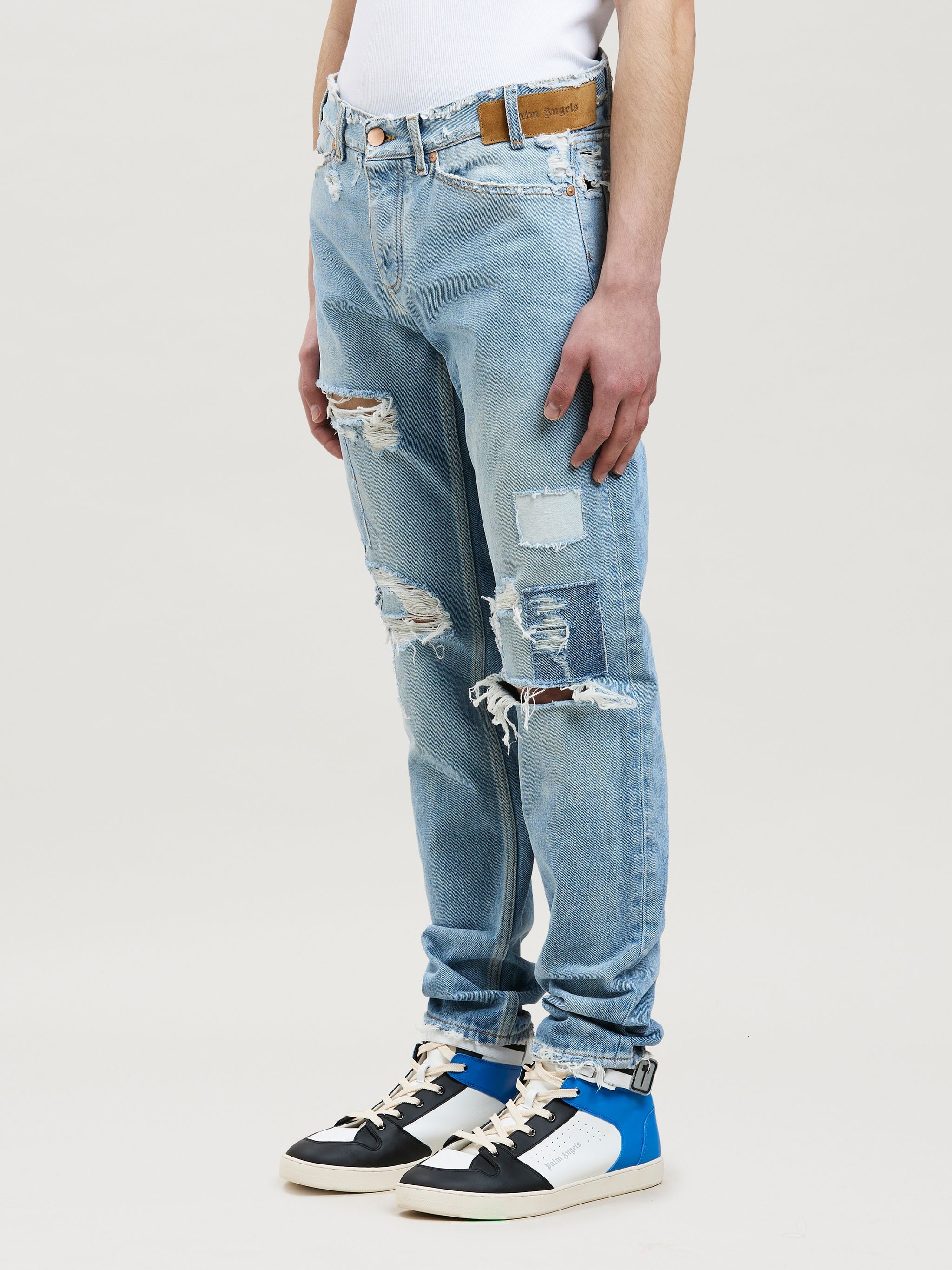 SLIM DENIM PANTS - 4