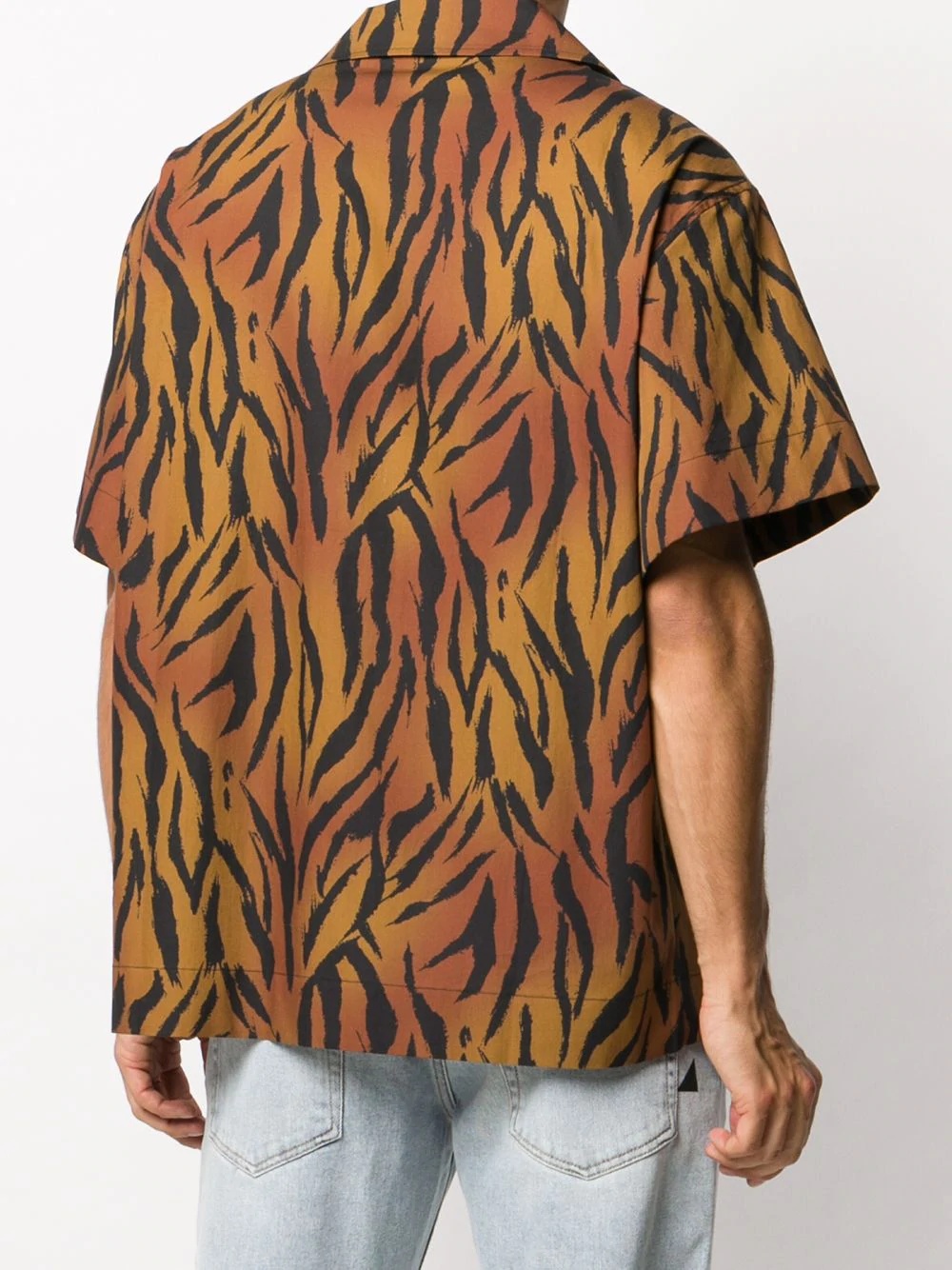 tiger-print shirt - 4