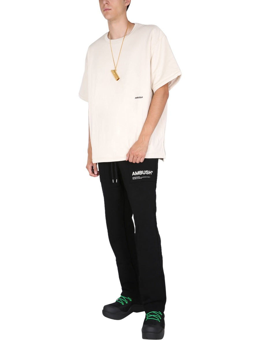 Ambush Men Padded T-Shirt With Embroidered Logo - 2