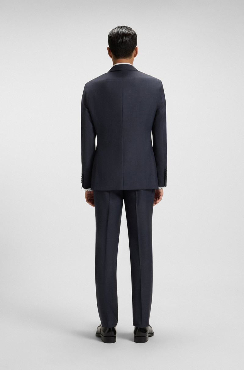 BOSS TWO-PIECE SLIM-FIT SUIT IN PATTERNED VIRGIN WOOL outlook