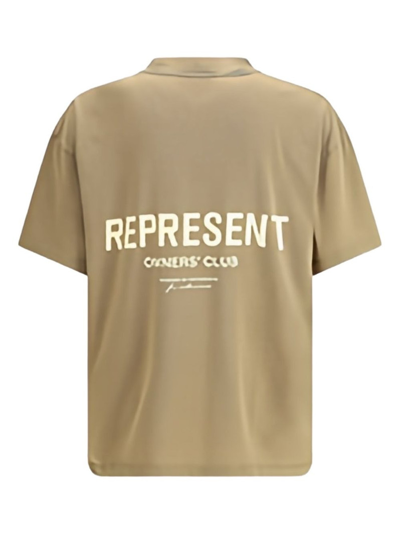REPRESENT crew-neck logo-print T-shirt outlook