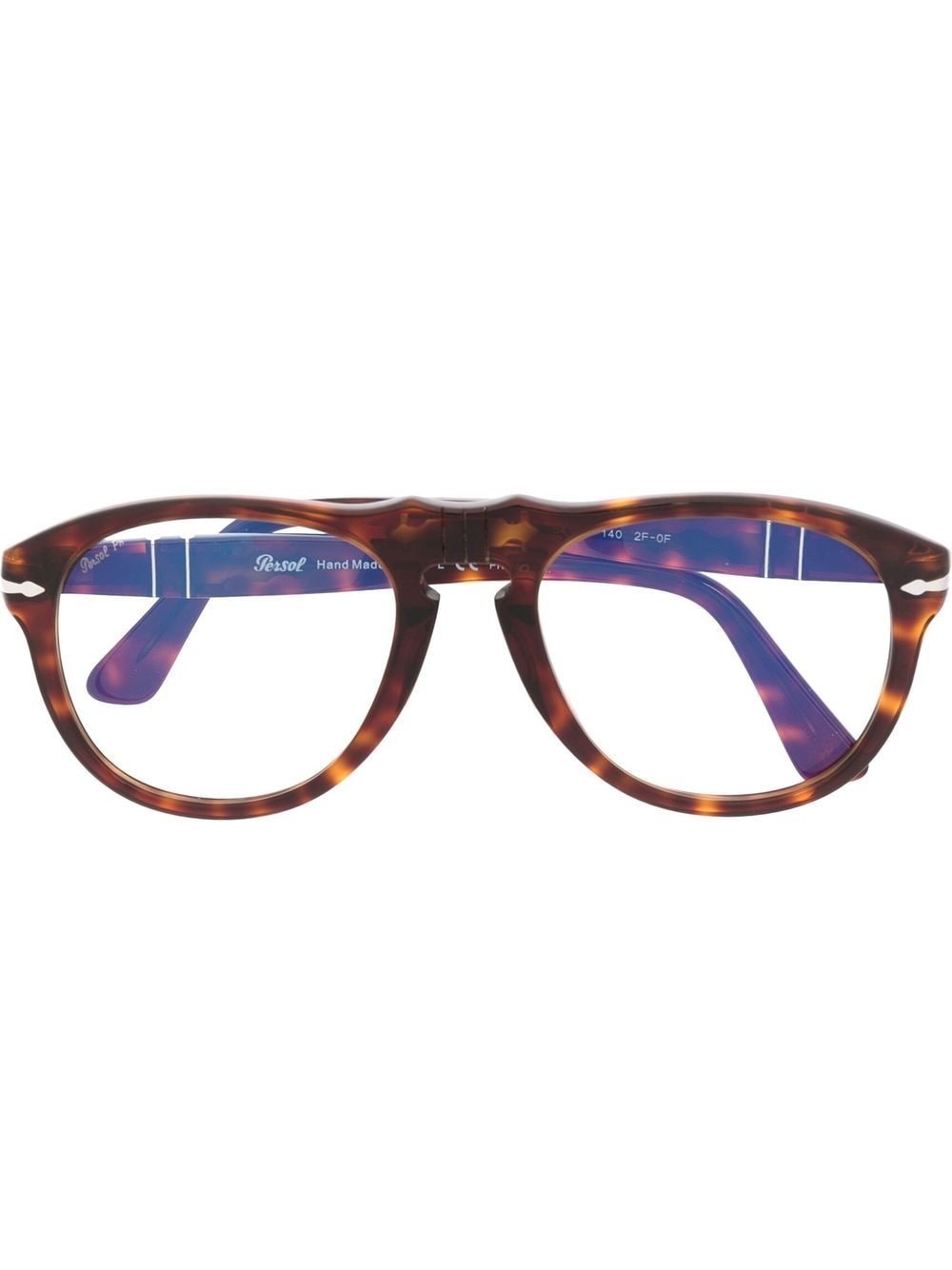 tortoiseshell aviator-frame glasses - 1