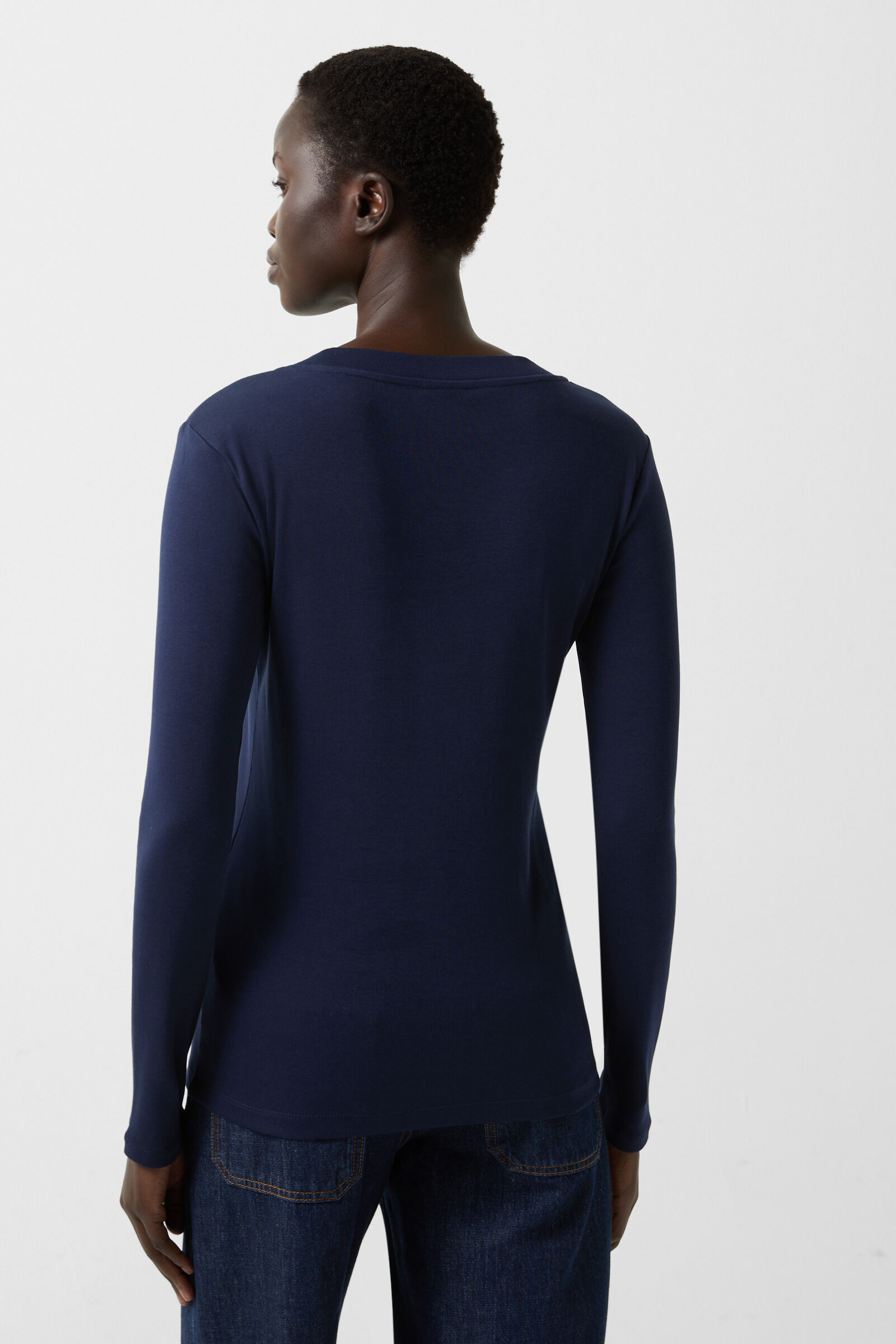 Nikini longsleeve in Navy blue - 3