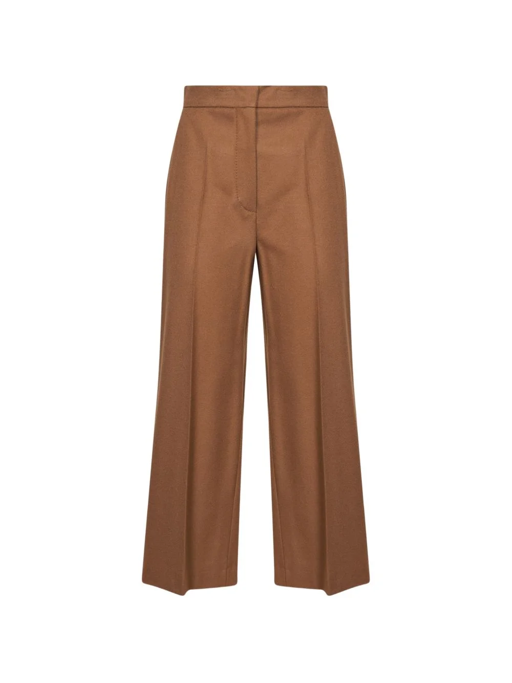 pressed-crease virgin-wool trousers - 1