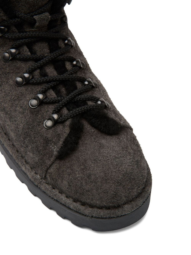 Pallottola lace-up shearling boots 4