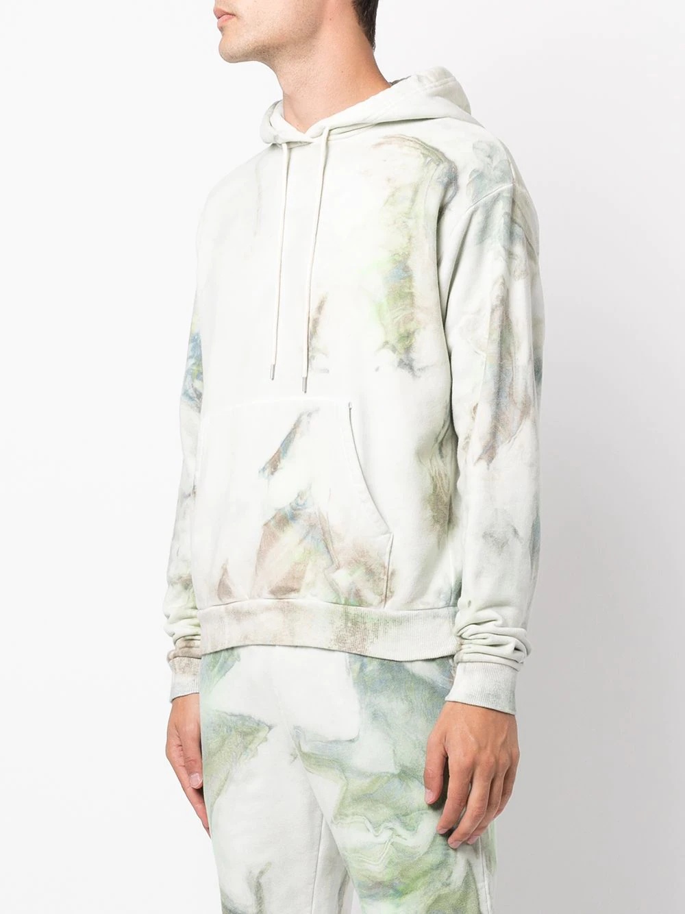 tie-dye cotton hoodie - 3