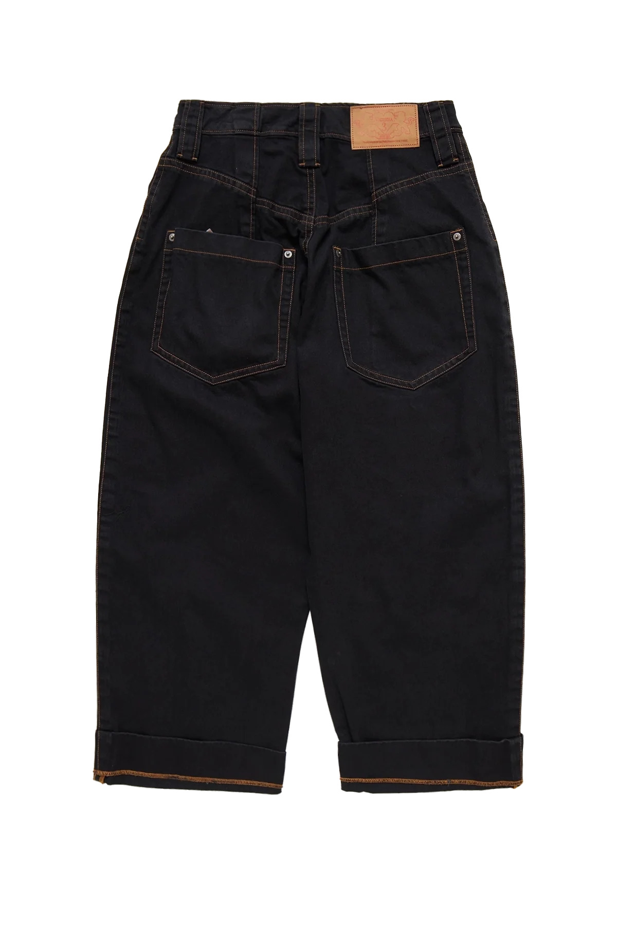 Vaquera Wide Leg Baby Jeans Black - 4