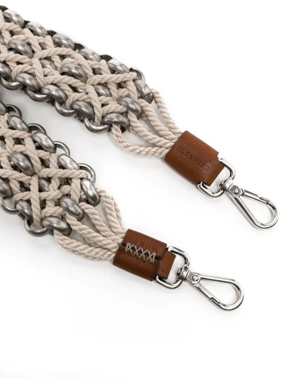 Jil Sander rope-chain bag strap outlook