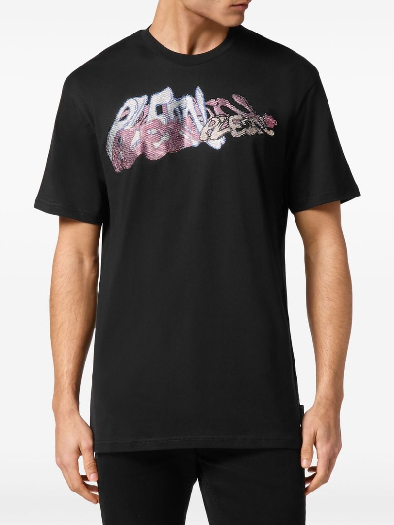 PHILIPP PLEIN Bombing Graffiti-print 코튼 티셔츠 outlook