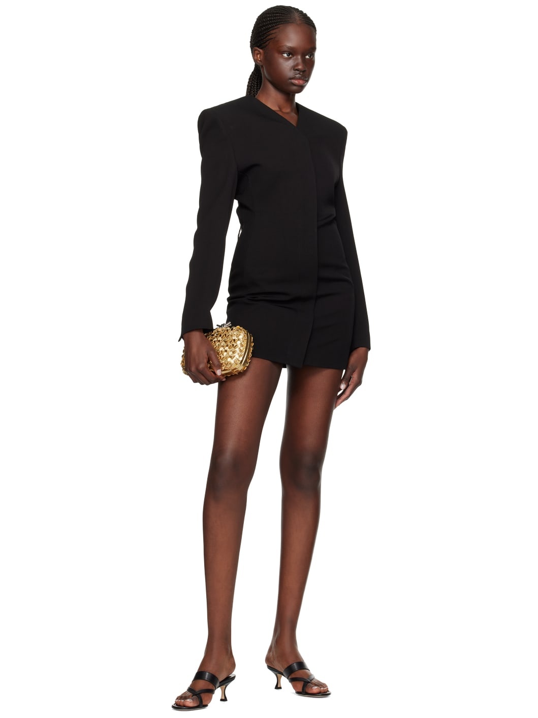 Black Susa Mules - 5