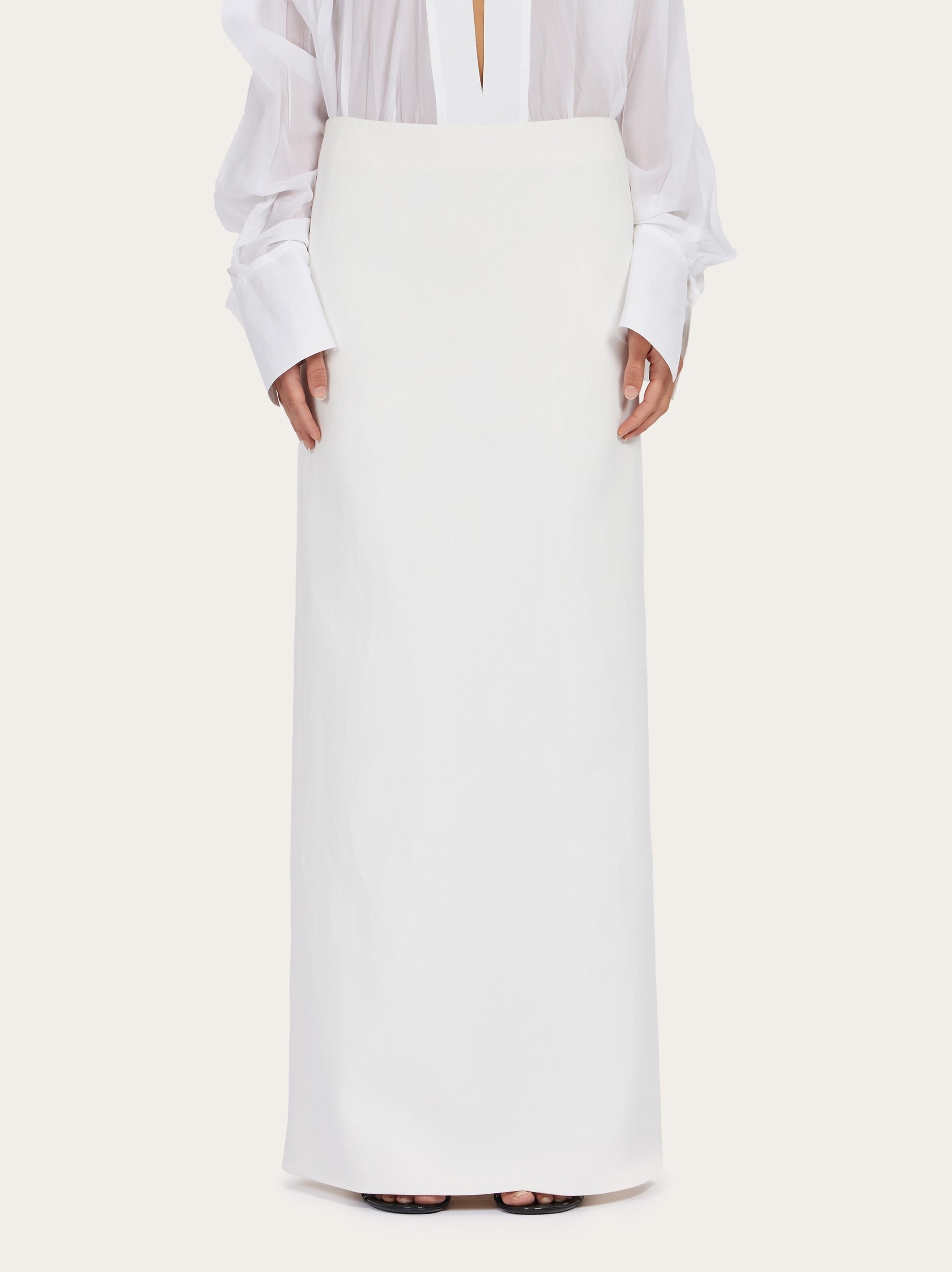 スカート FERRAGAMO SKIRT (13E831773145 BEIWHIMAS) FERRAGAMO SALVATORE FERRAGAMO SKIRTS | baltini | REVERSIBLE