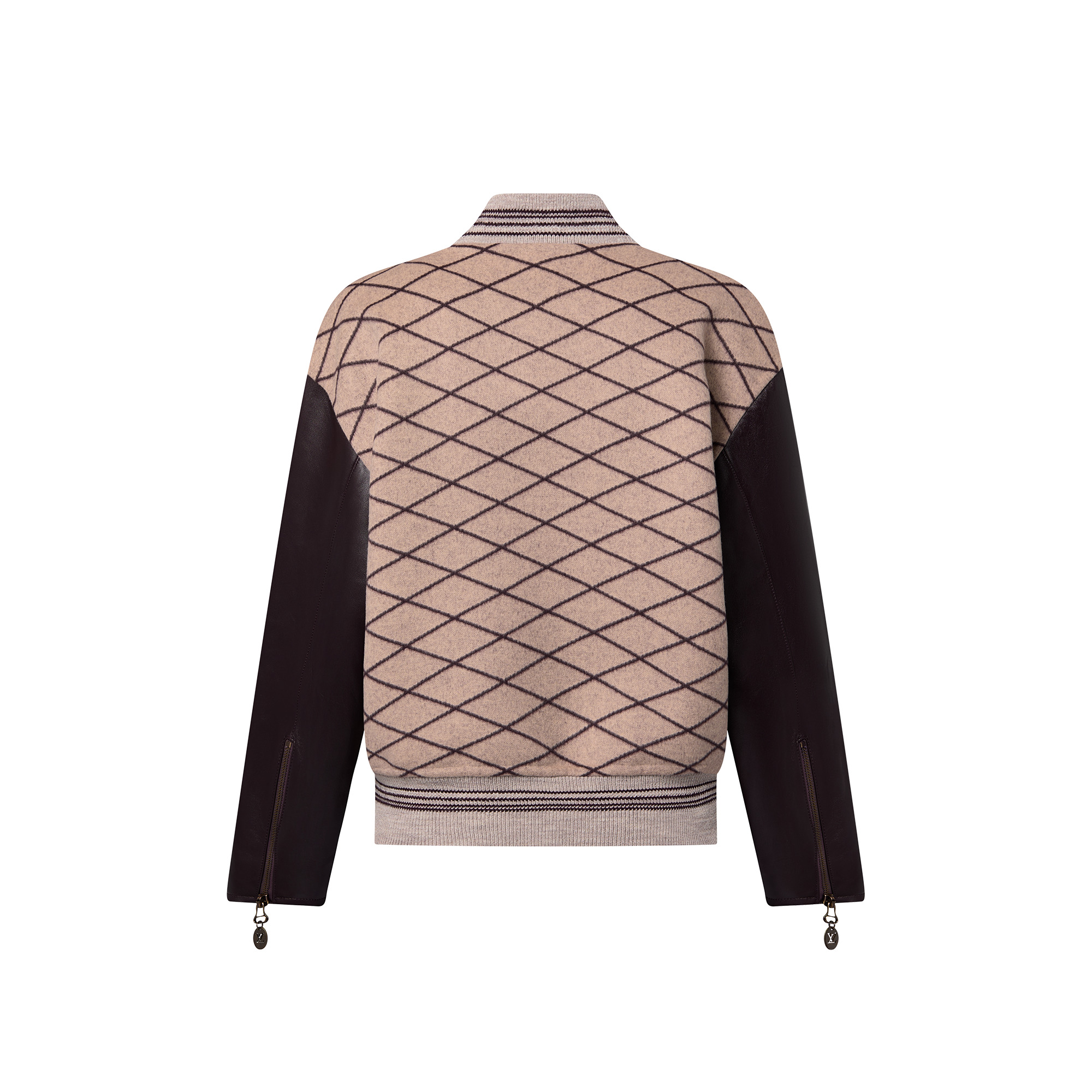 Malletage Jacquard Varsity Jacket - 3