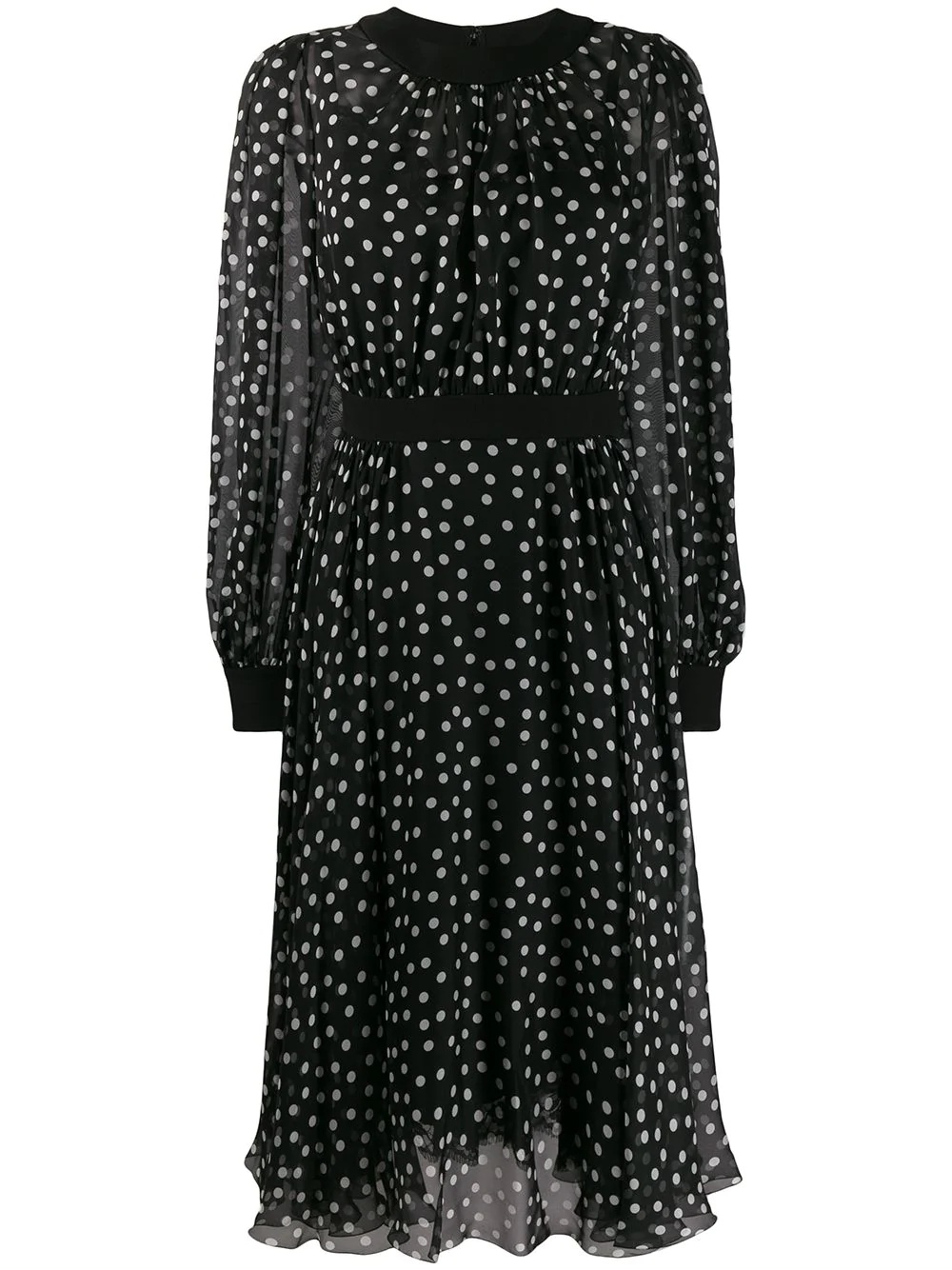 polka-dot dress - 1