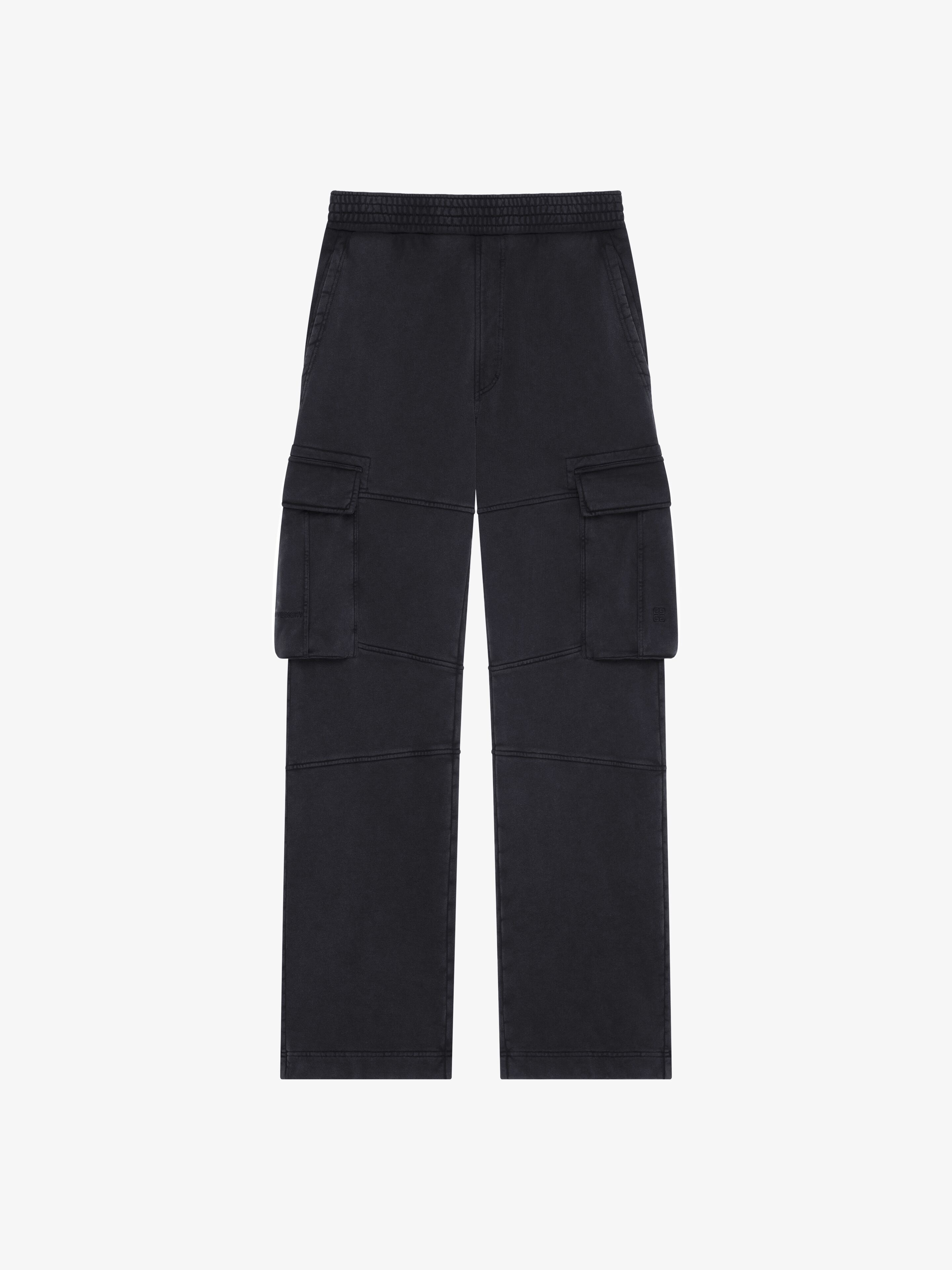CARGO PANTS IN COTTON JERSEY - 1