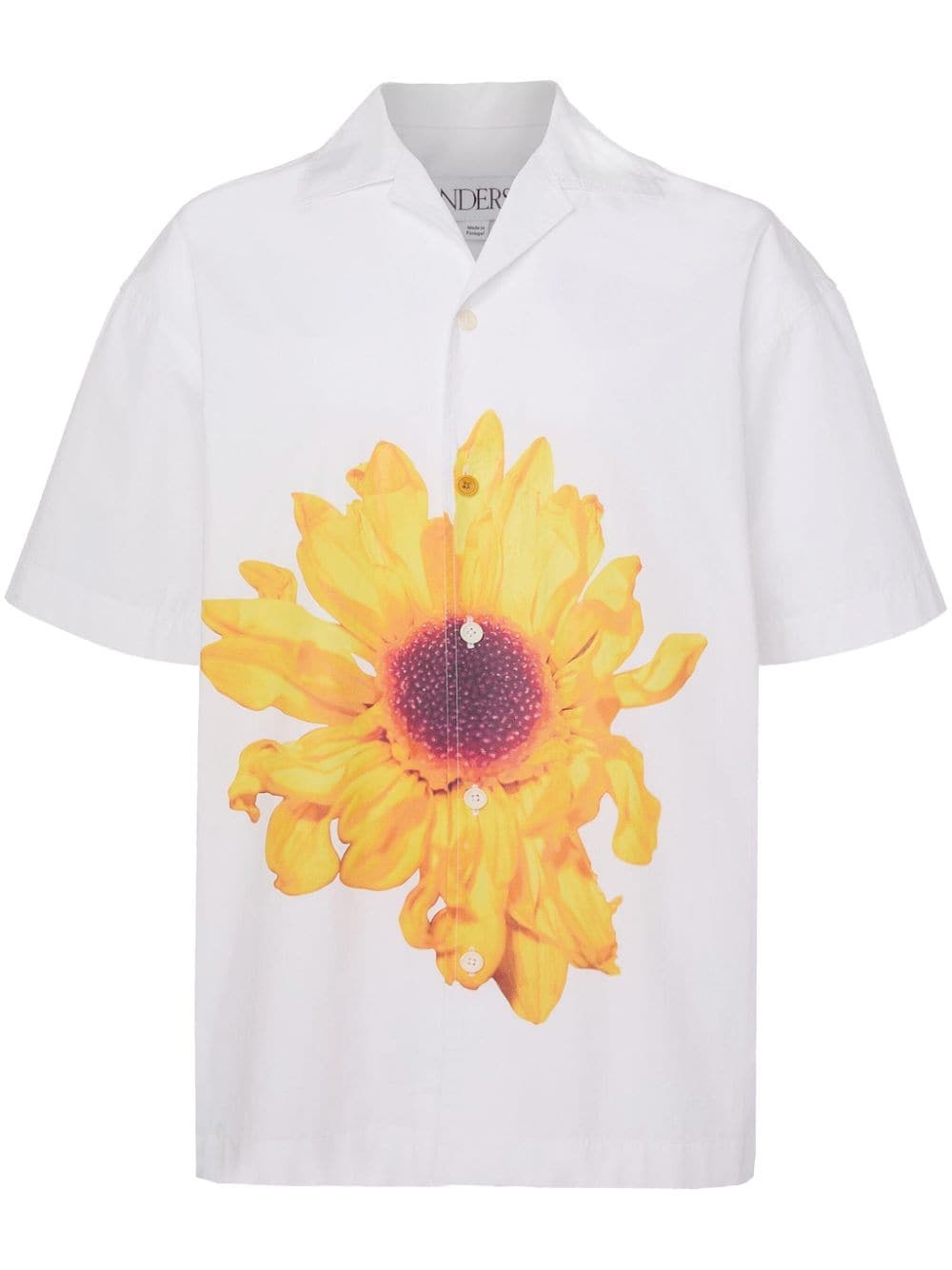floral-print cotton shirt - 1