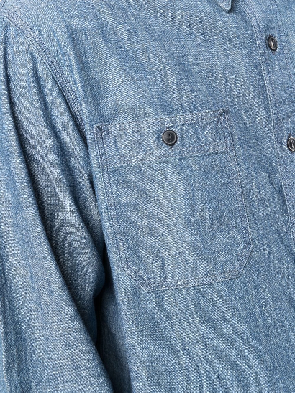 button-down denim shirt - 5