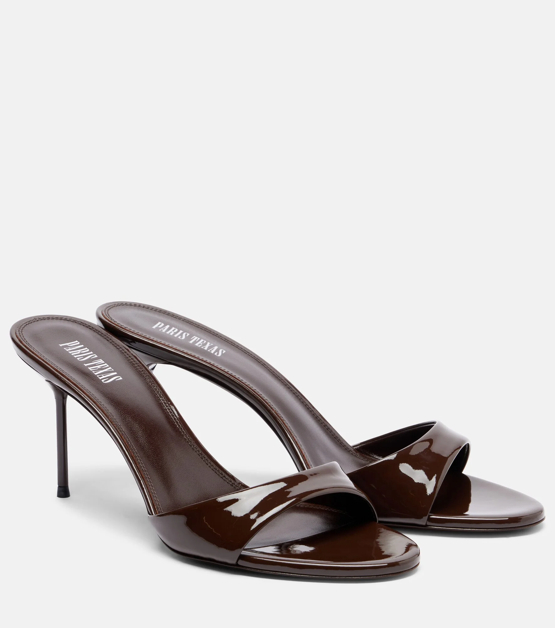 Lidia patent leather mules - 1