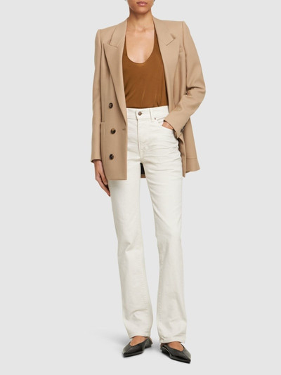TOM FORD Denim & twill midrise straight jeans outlook
