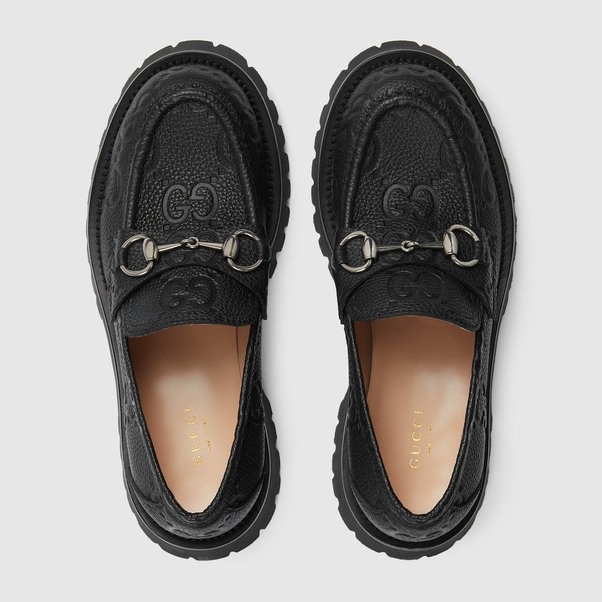 Gucci Horsebit GG Lug Loafers - 3