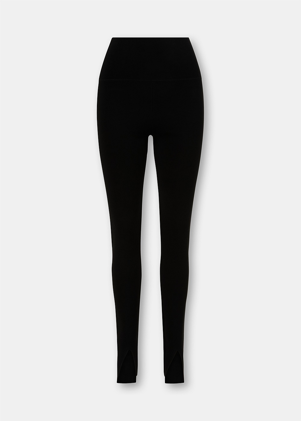 Black Split Front Legging - 1