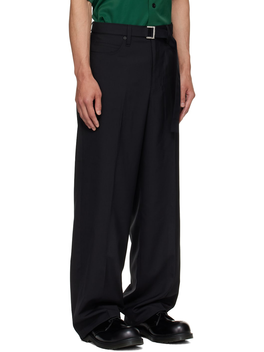 Black Suiting Trousers - 2