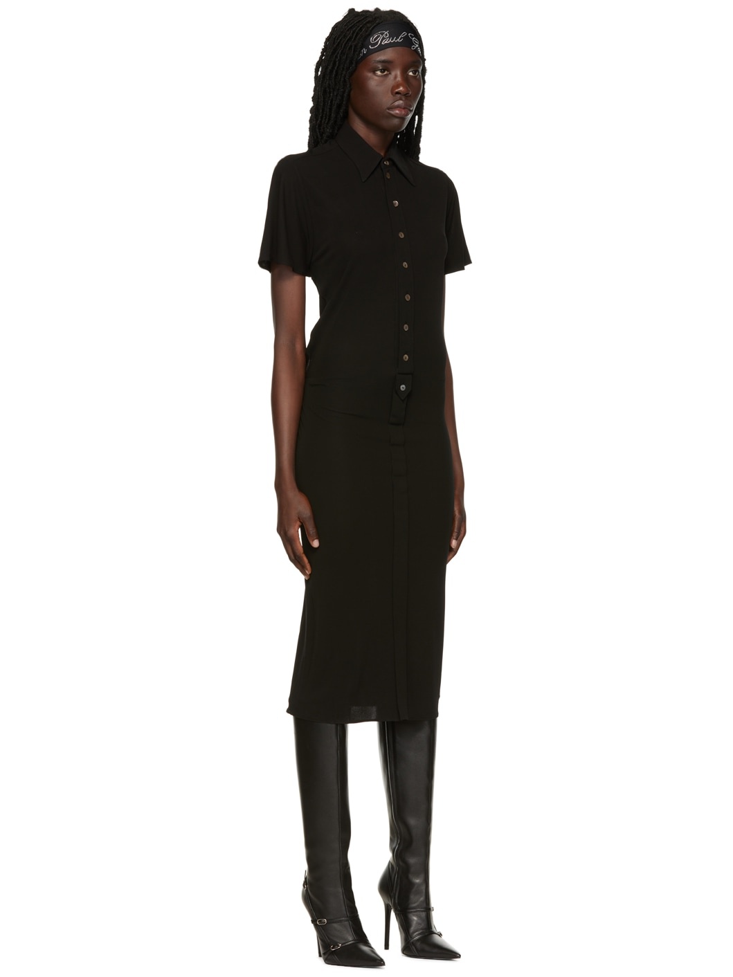 Black 'The Polo' Dress - 2