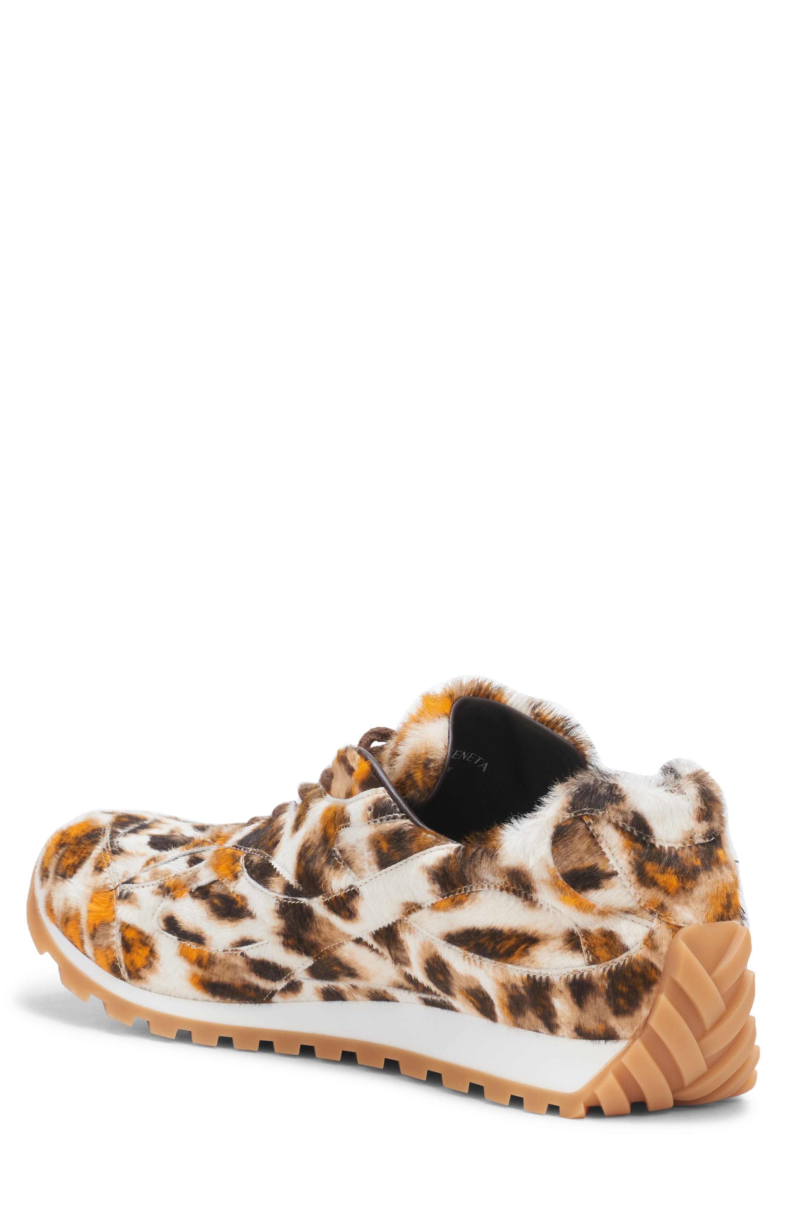 Bottega Veneta Orbit Angora Goat Hair Sneaker in 2729 Jaguar at Nordstrom - 2